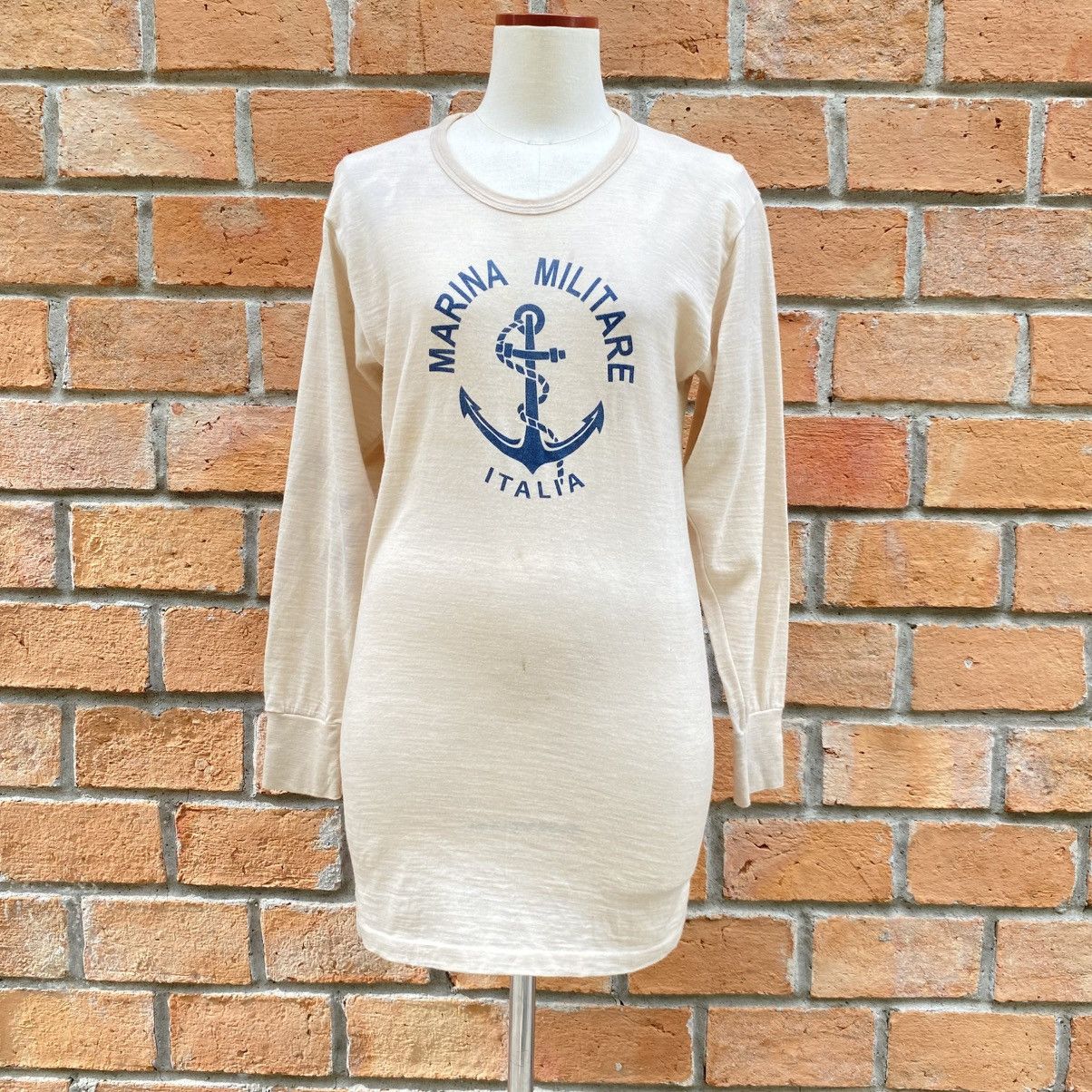 Vintage MARINA LITARE Brown Stretch Knit Logo Dress Long Sleeves Size S / US 4 / IT 40 - 3 Thumbnail
