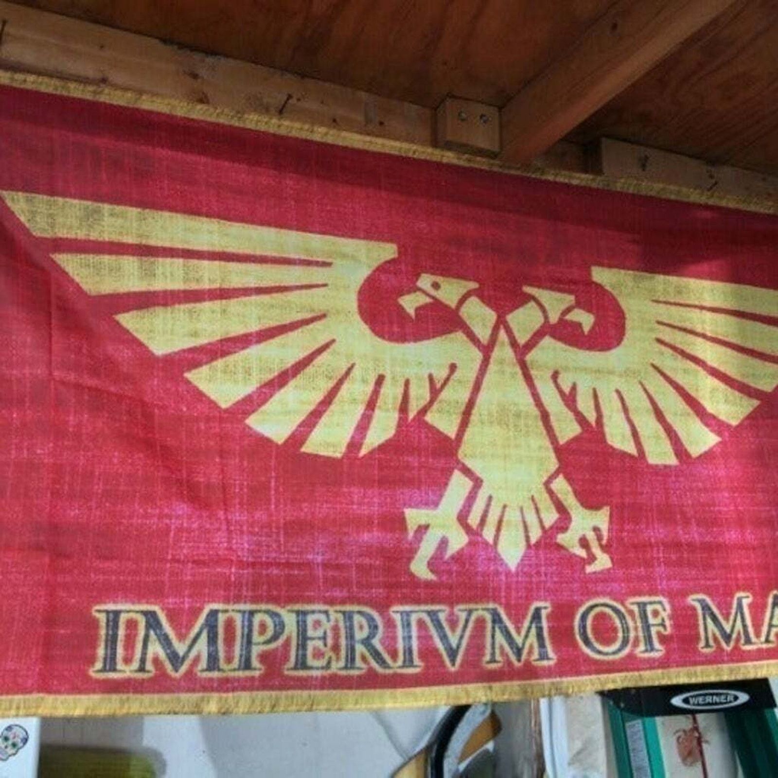 Other Warhammer 40000 5ft Imperium Of Man Flag Size ONE SIZE - 2 Thumbnail