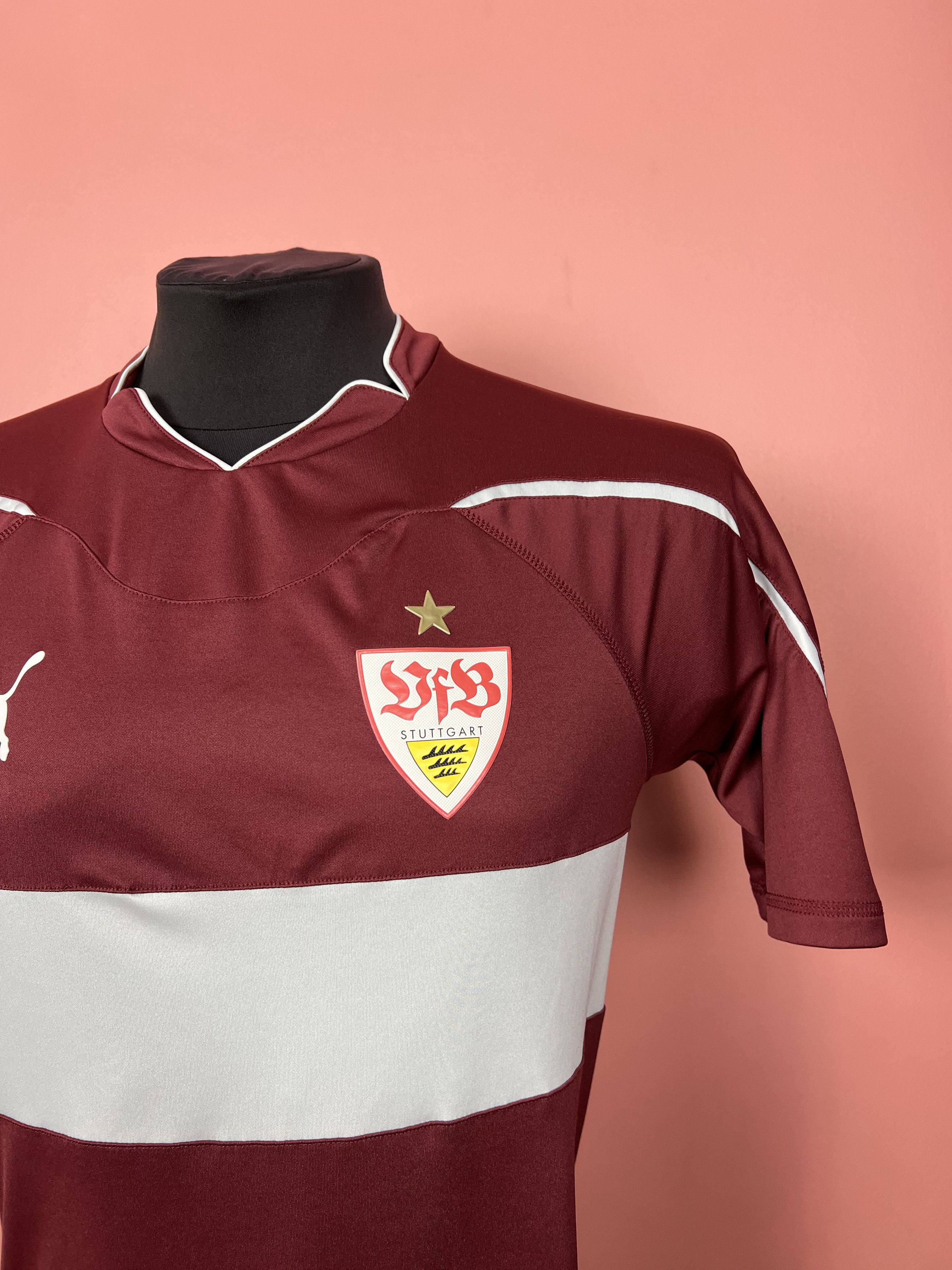Puma VFB Stuttgart soccer jersey football shirt 2010 2011 Size US M / EU 48-50 / 2 - 4 Thumbnail