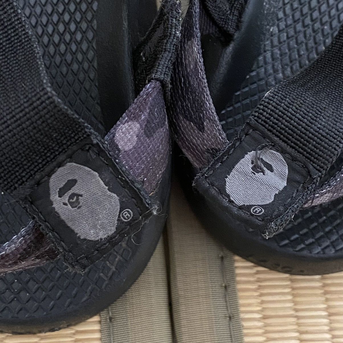 Bape × Chaco × Japanese Brand Bape Chaco Z1 Classic Black Ape Camo Sandal Japan Exclusive Size US 10 / EU 43 - 8 Thumbnail