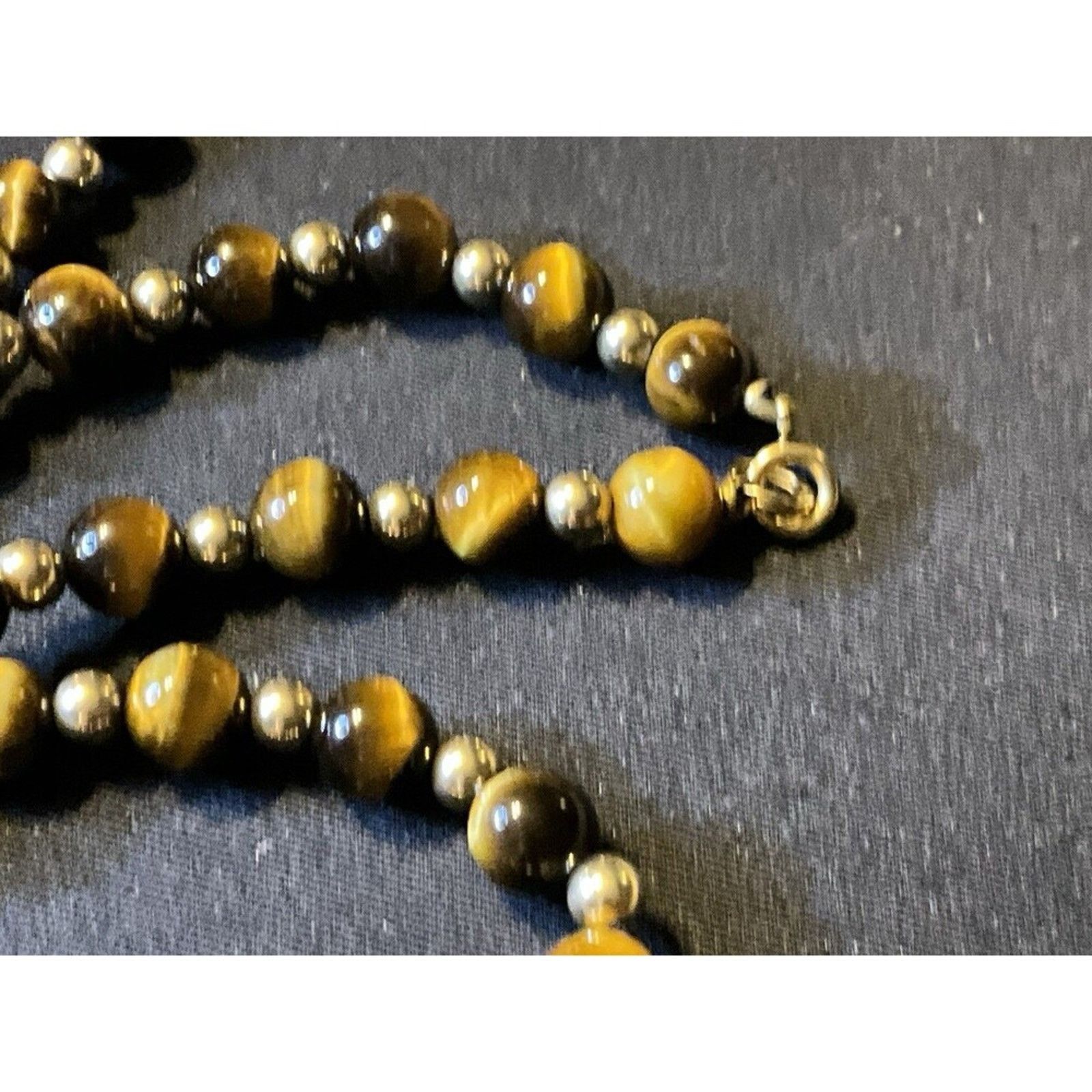 Other 1/20 14k Gold Filled Findings Beads Tiger Eye 24in Necklace Size ONE SIZE - 3 Thumbnail