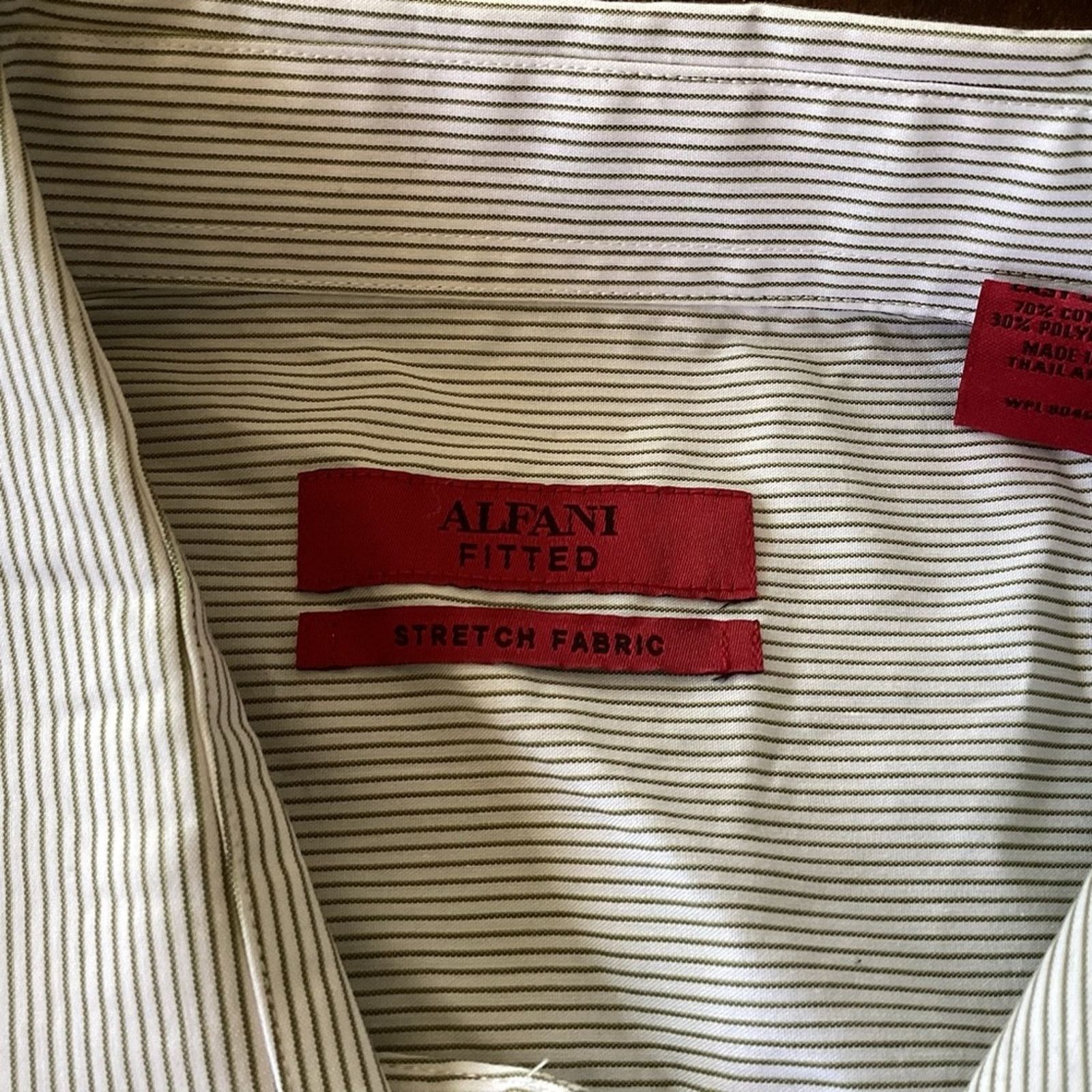 Alfani Alfani Fitted Button Down Size US M / EU 48-50 / 2 - 4 Thumbnail