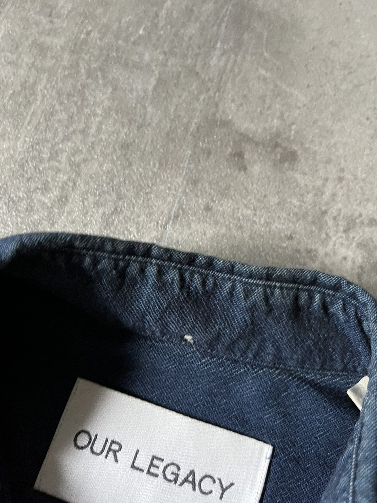 Our Legacy Our Legacy rinse wash button up shirt jeans navy Size US S / EU 44-46 / 1 - 9 Thumbnail