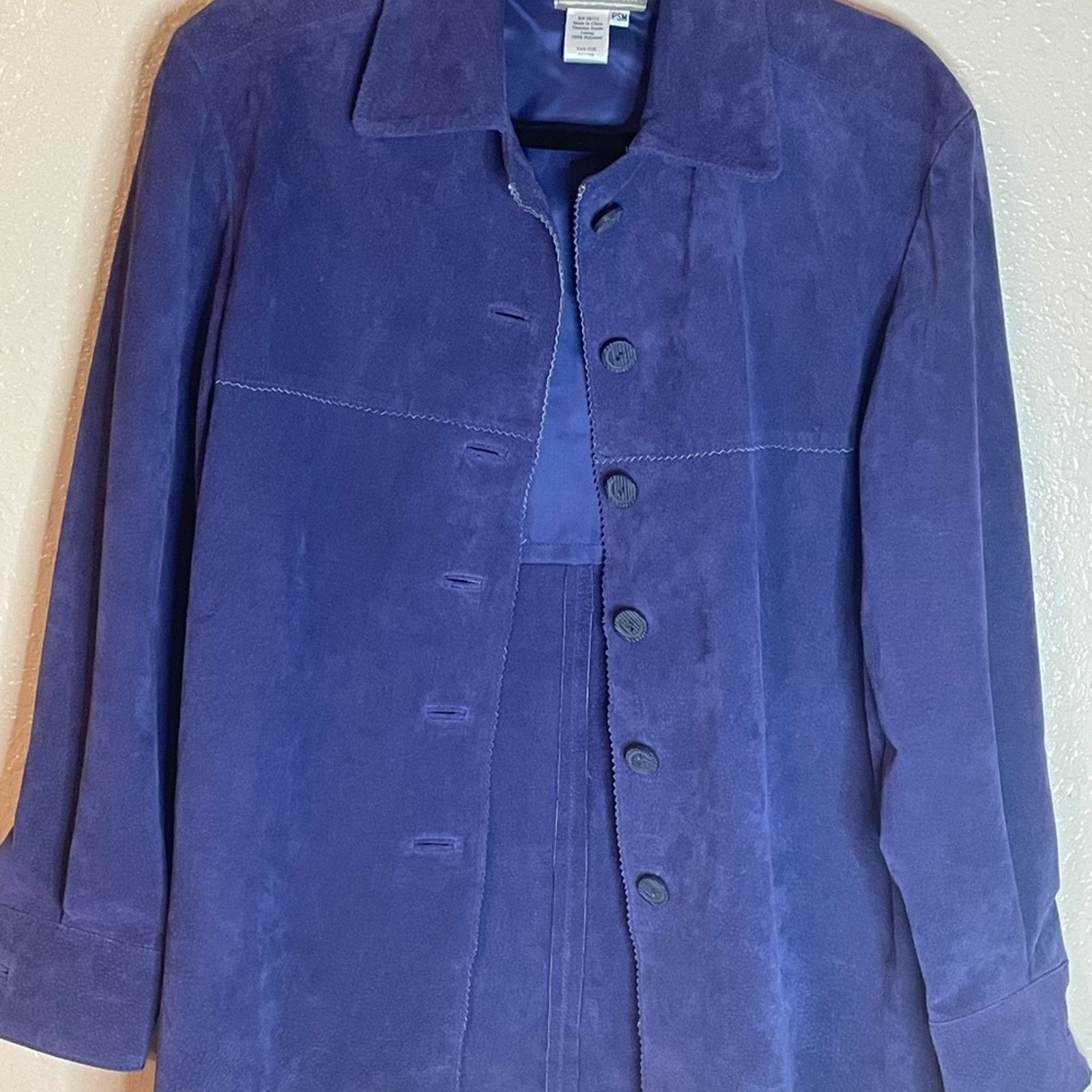 Coldwater Creek Genuine Suede Jacket by Coldwater Creek Size PSM Size S / US 4 / IT 40 - 1 Thumbnail