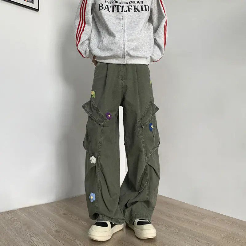 Japanese Brand × Jean Retro embroidered pure cotton pocket jeans Size US 32 / EU 48 - 5 Thumbnail