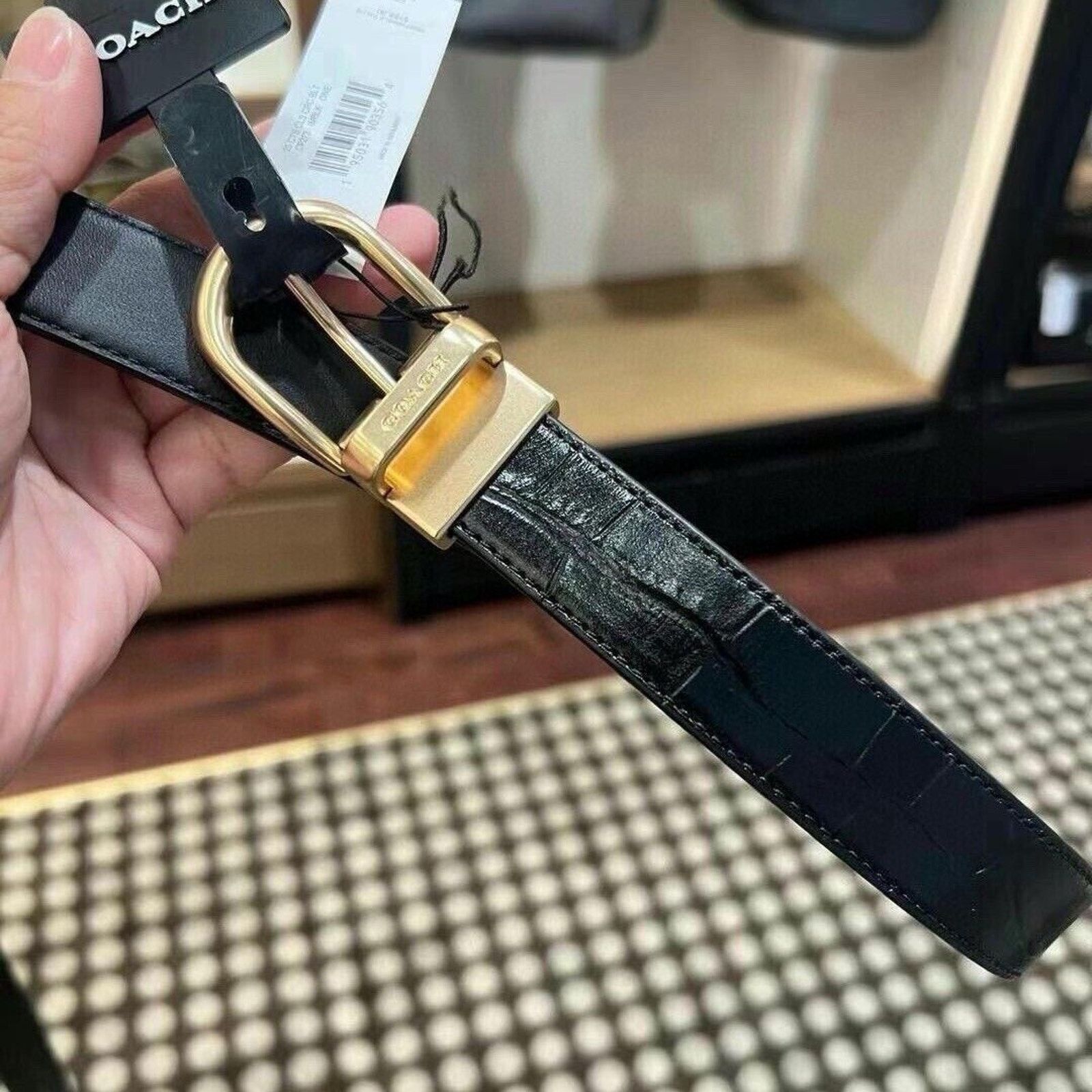 Coach NEW Coach Classic Buckle Cut To Size Reversible Belt 25 Mm Size ONE SIZE - 7 Thumbnail