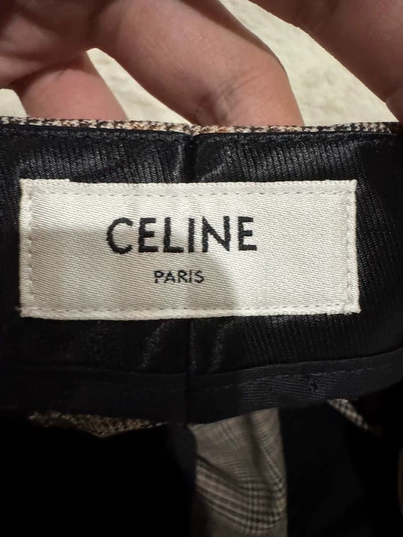 Celine Celine Wool plaid bell bottoms trousers Size US 32 / EU 48 - 8 Thumbnail