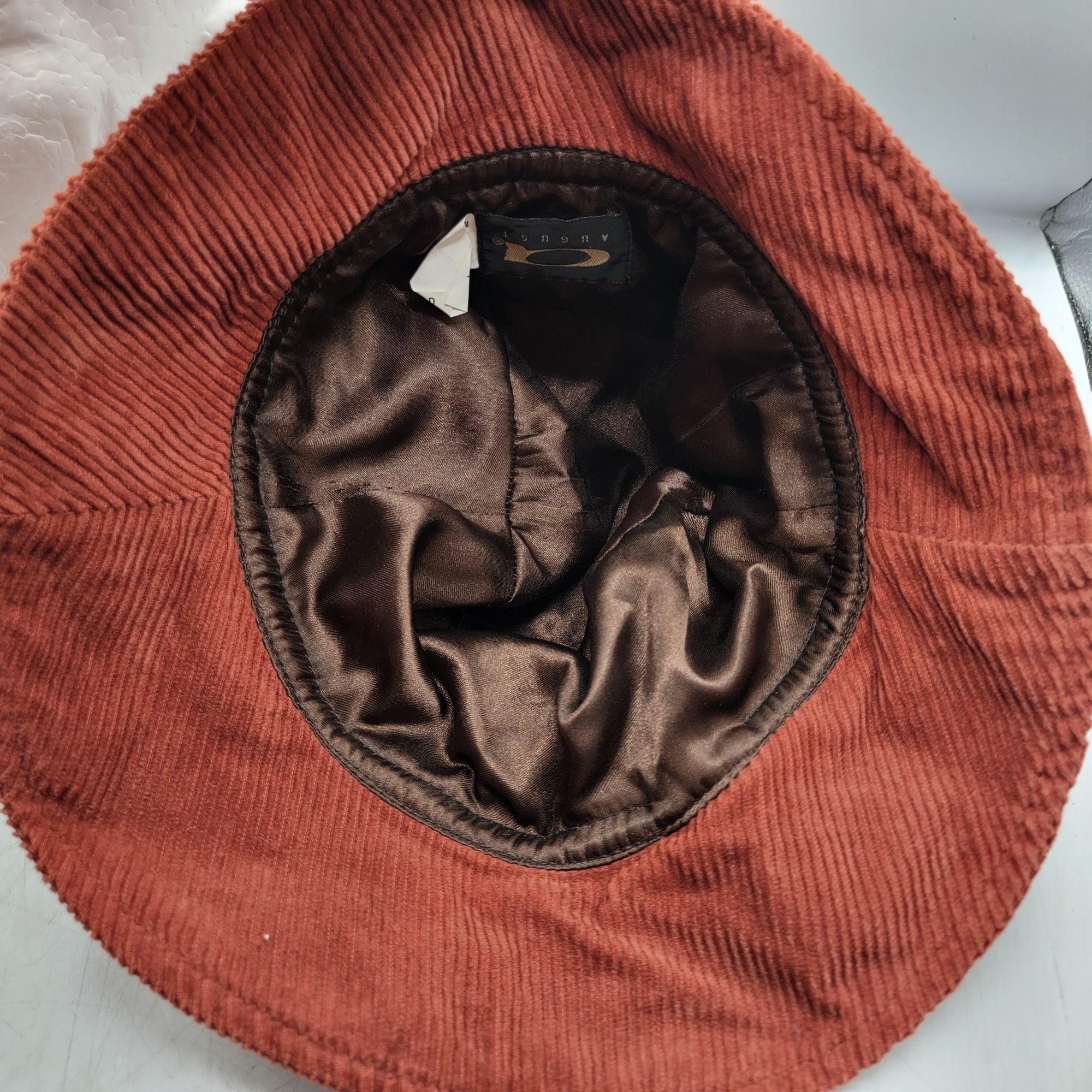Other August Adults Brown Corduroy Bucket Hat With Ribbon Accent C Size ONE SIZE - 8 Thumbnail