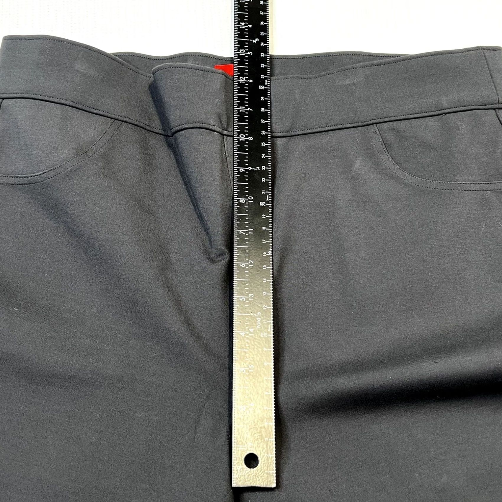 Spanx SPANX Ankle Skinny Pants Jeans XL Gray Women Slim High Rise Denim Back Pockets Logo 32in Waist 26in Inseam Size 40" / US 18 - 4 Thumbnail