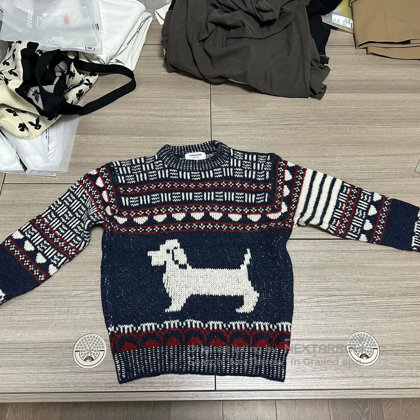 Thom Browne Thom Browne Mohair Dog Sweater. Size US M / EU 48-50 / 2 - 1 Thumbnail