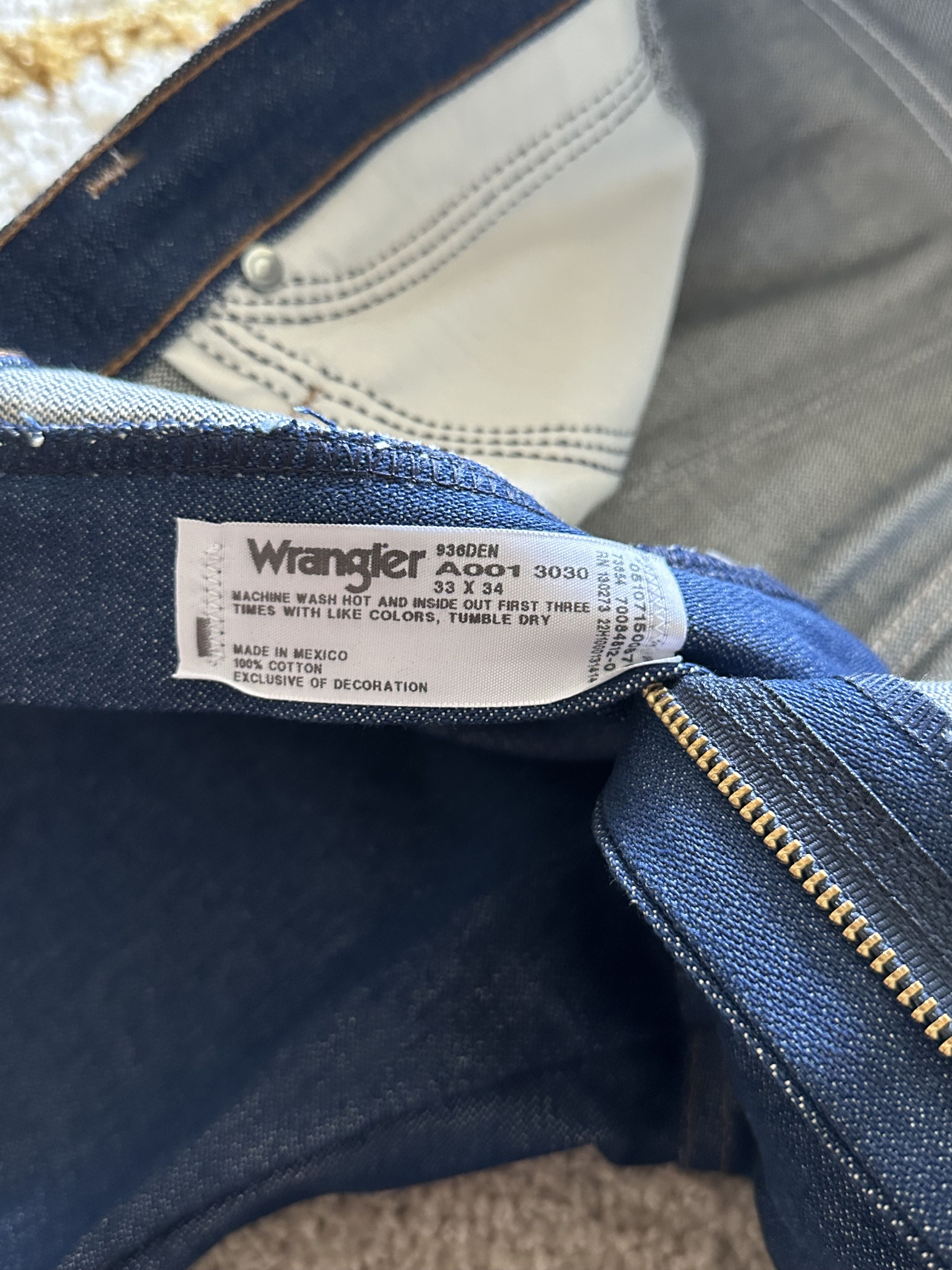 Wrangler Wrangler Jeans Size US 34 / EU 50 - 3 Thumbnail