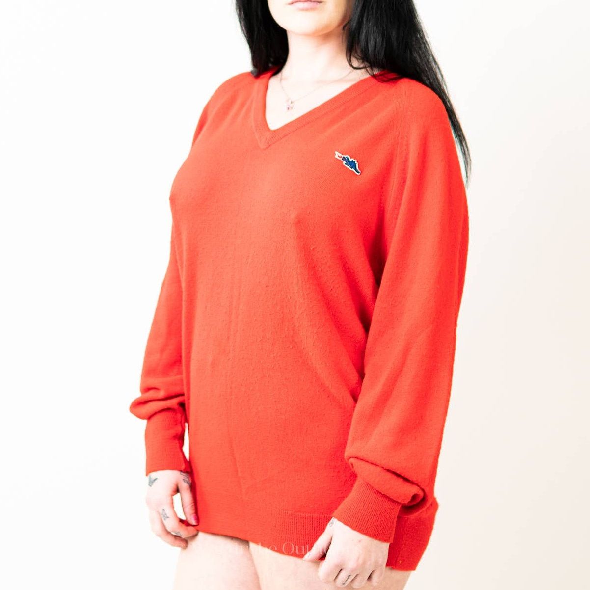 Vintage Vintage 70s SEARS V-Neck Sweater Size US XL / EU 56 / 4 - 4 Thumbnail