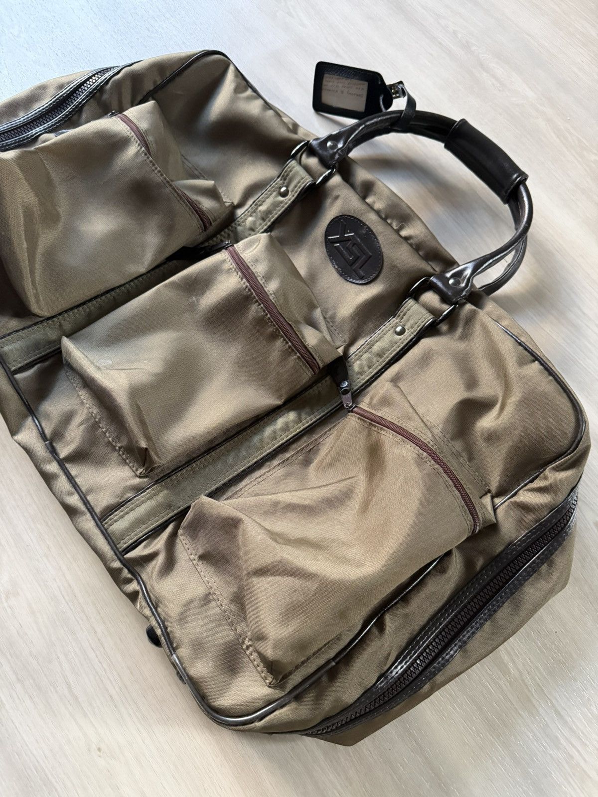 Yves Saint Laurent Vintage YSL YVES SAINT LAURENT Khaki Olive Travel Bag Size ONE SIZE - 2 Thumbnail