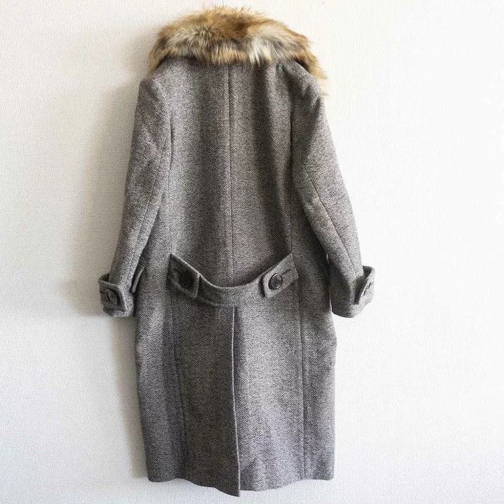 Other Comme Des Garcons Wool coat with fur collar Size S / US 4 / IT 40 - 2 Thumbnail