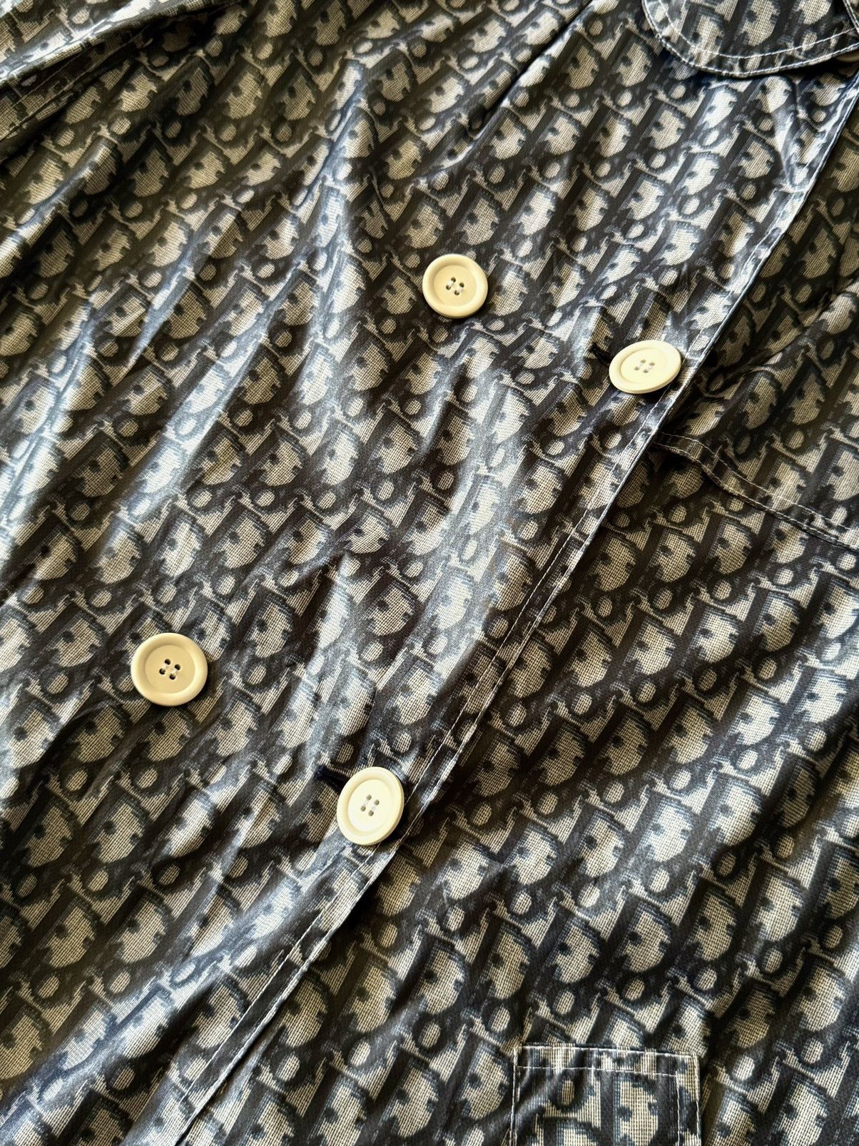 Dior × John Galliano Dior - John Galliano - SS2002 - Diorissimo Monogram Coat Size S / US 4 / IT 40 - 4 Thumbnail