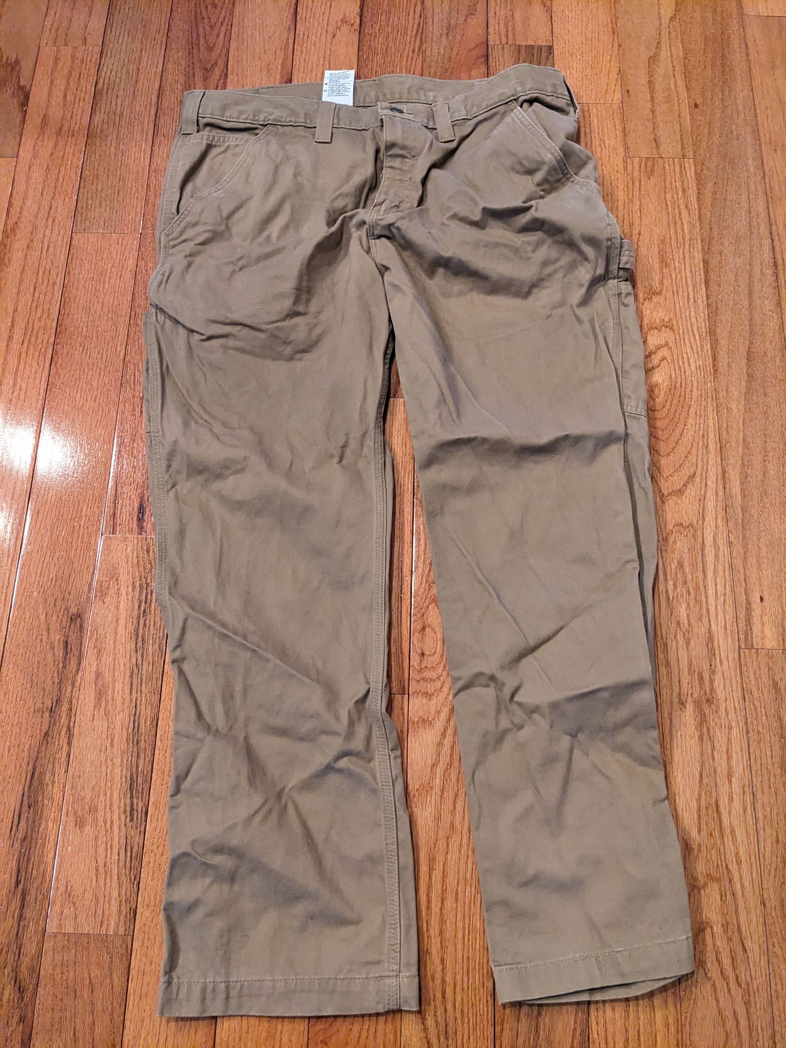 Carhartt × Vintage Vintage Carhartt B324 DKH 38 x 30 Relaxed Fit Cargo Pants Size US 38 / EU 54 - 3 Thumbnail