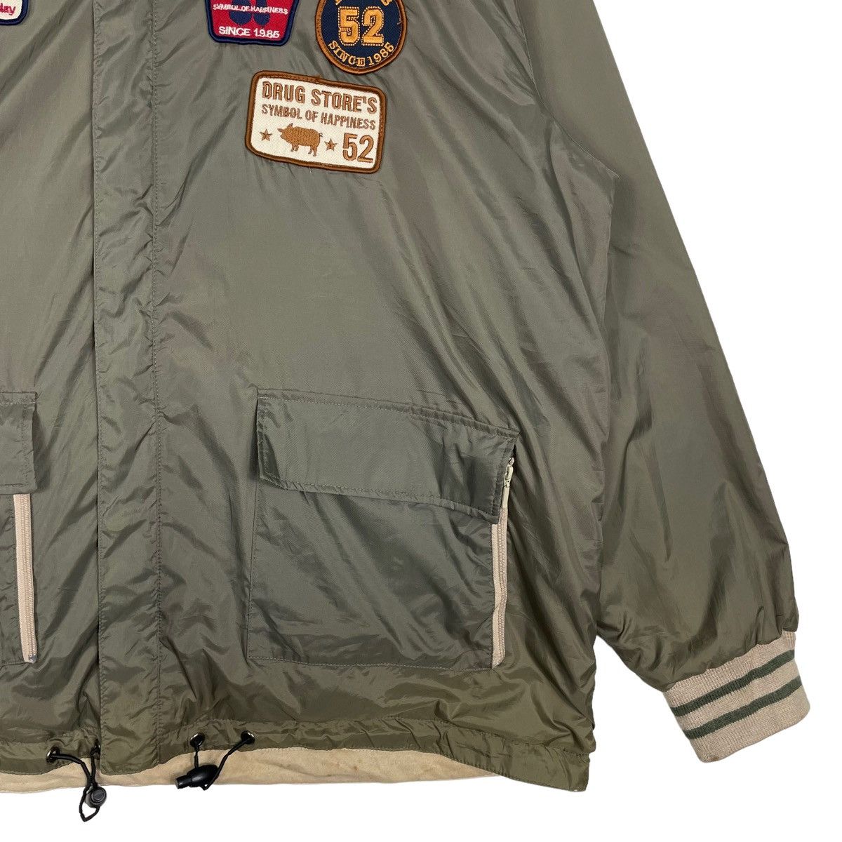 Hysteric Glamour × Japanese Brand 💥THE DRUG STORE PATCHERS LOGO HOODIE JACKET Size US L / EU 52-54 / 3 - 4 Thumbnail