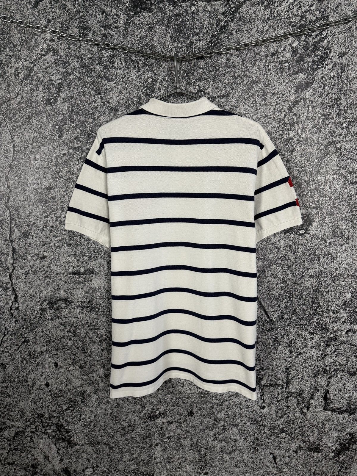 Polo Ralph Lauren Vintage Polo Ralph Lauren Striped Polo Shirt Big Pony XL Size US XL / EU 56 / 4 - 11 Thumbnail