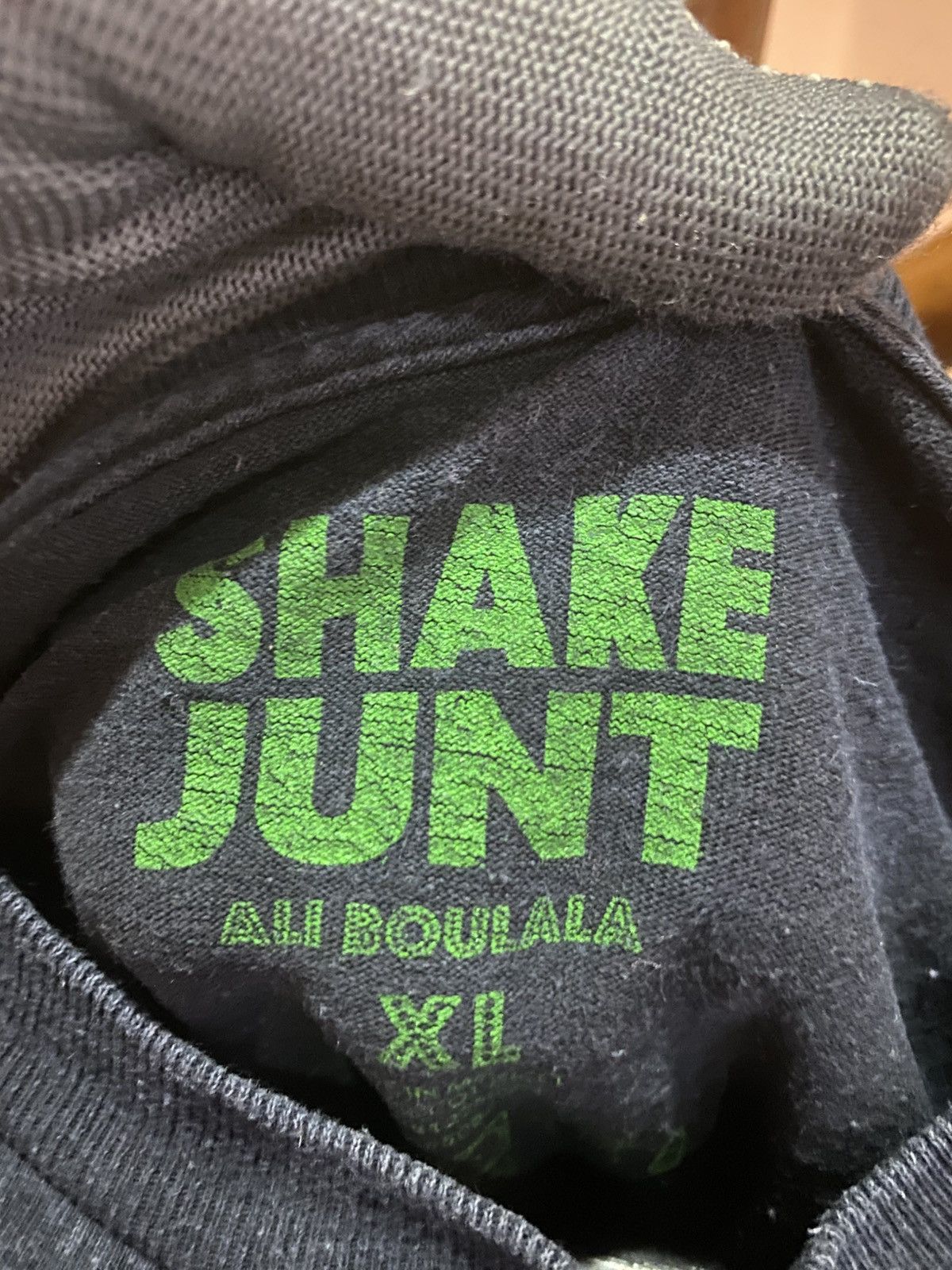 Other Shake Junt x Ali Boulala Skateboarding Graphic T-Shirt Black Size US XL / EU 56 / 4 - 4 Thumbnail