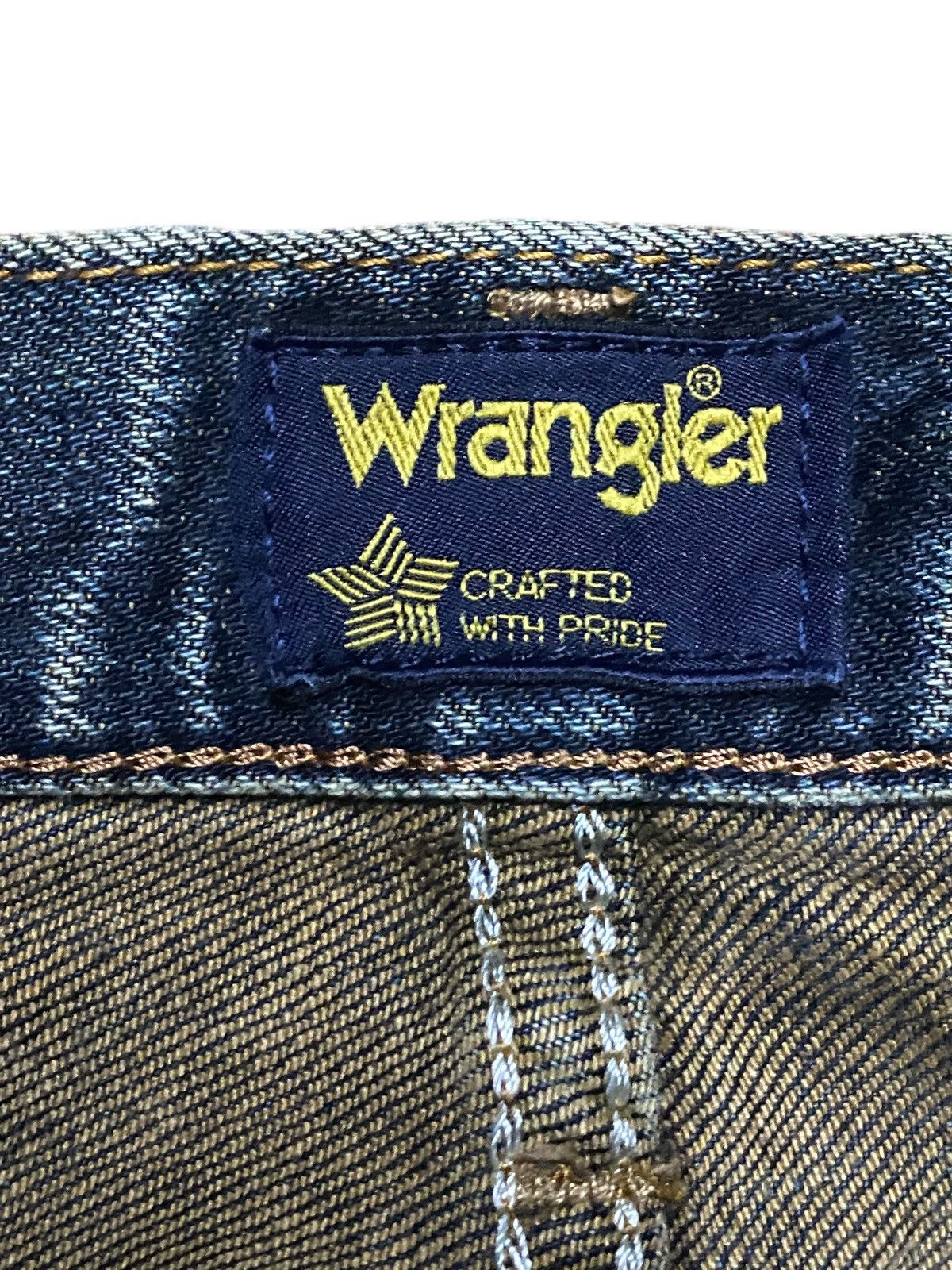 KOZABURO × Wrangler Wrangler 1970 Mud Wash Distressed Straight Jeans Size US 33 - 13 Thumbnail