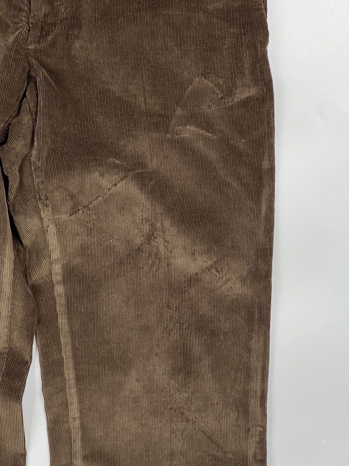 Polo Ralph Lauren NWOT Polo Ralph Lauren Brown Corduroy Trousers Pants (Y0603) Size US 36 / EU 52 - 4 Thumbnail