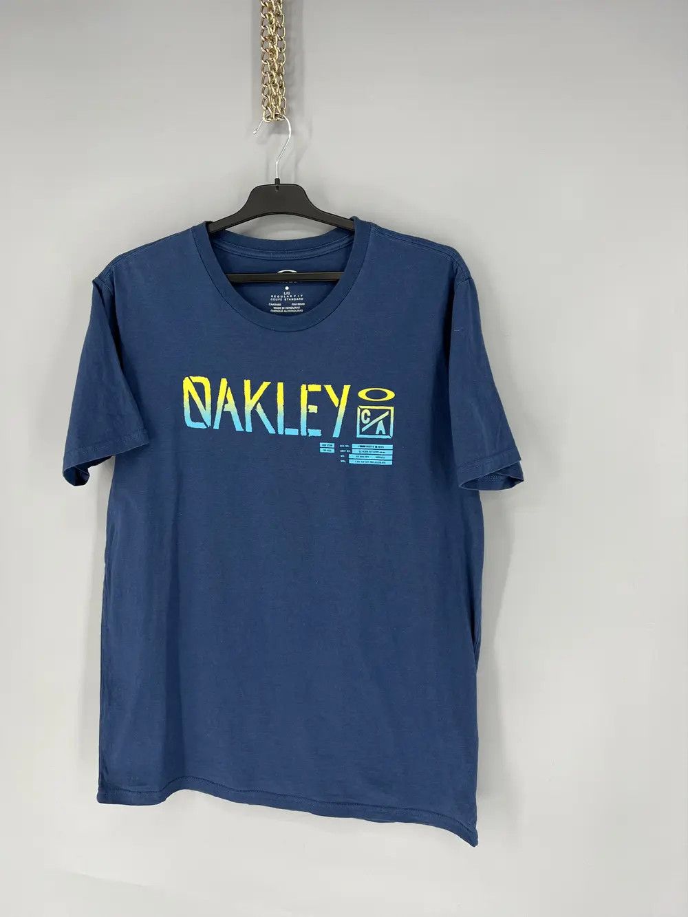 Oakley Vintage 90s Oakley Software Big Logo T-shirts Outdoor Life Size US L / EU 52-54 / 3 - 3 Thumbnail