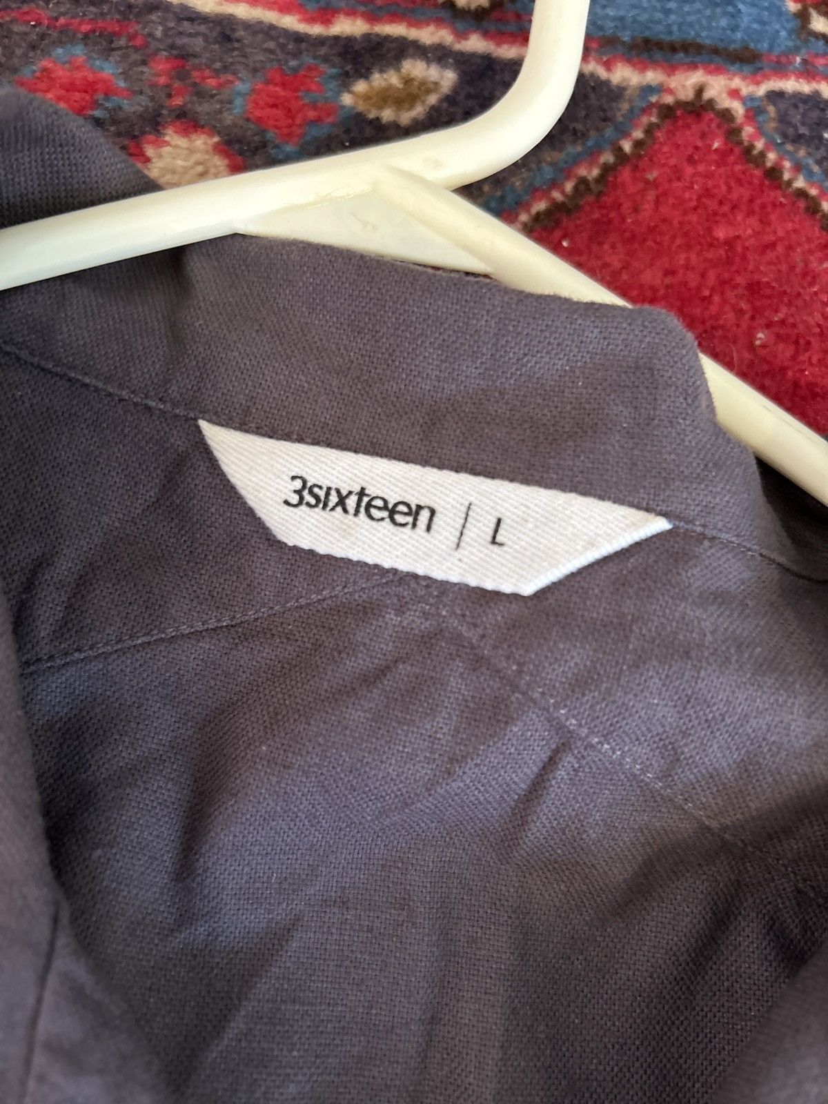 3sixteen 3Sixteen Vacation Hand Stitch Shirt Plum Grailed
