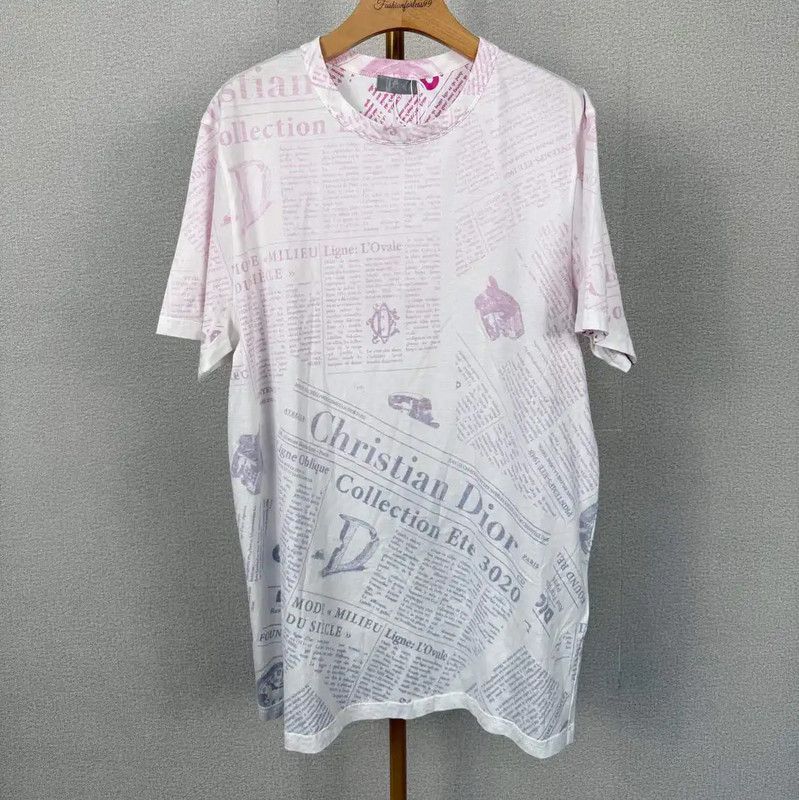 Dior Dior Multi-Color Cotton T-Shirt for Women 0089 Size L / US 10 / IT 46 - 1 Thumbnail