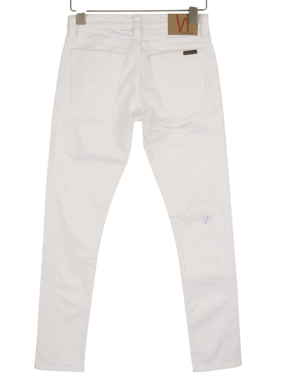 Nudie Jeans LONG JOHN W28/L32 Blazing While Organic Slim 82581 Size US 28 / EU 44 - 2 Thumbnail