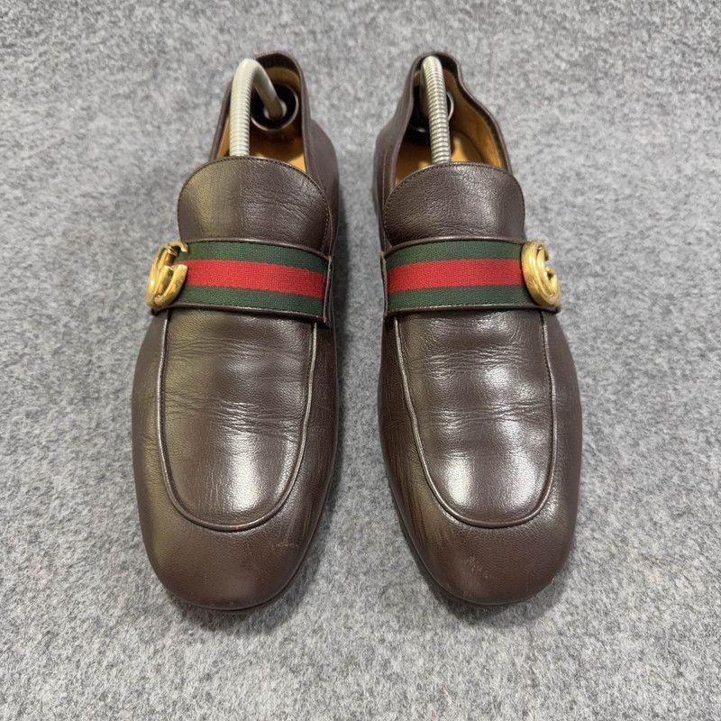 Gucci Gucci Comfortable Casual Brown Leather Shoes Size US 9.5 / EU 42-43 - 2 Thumbnail