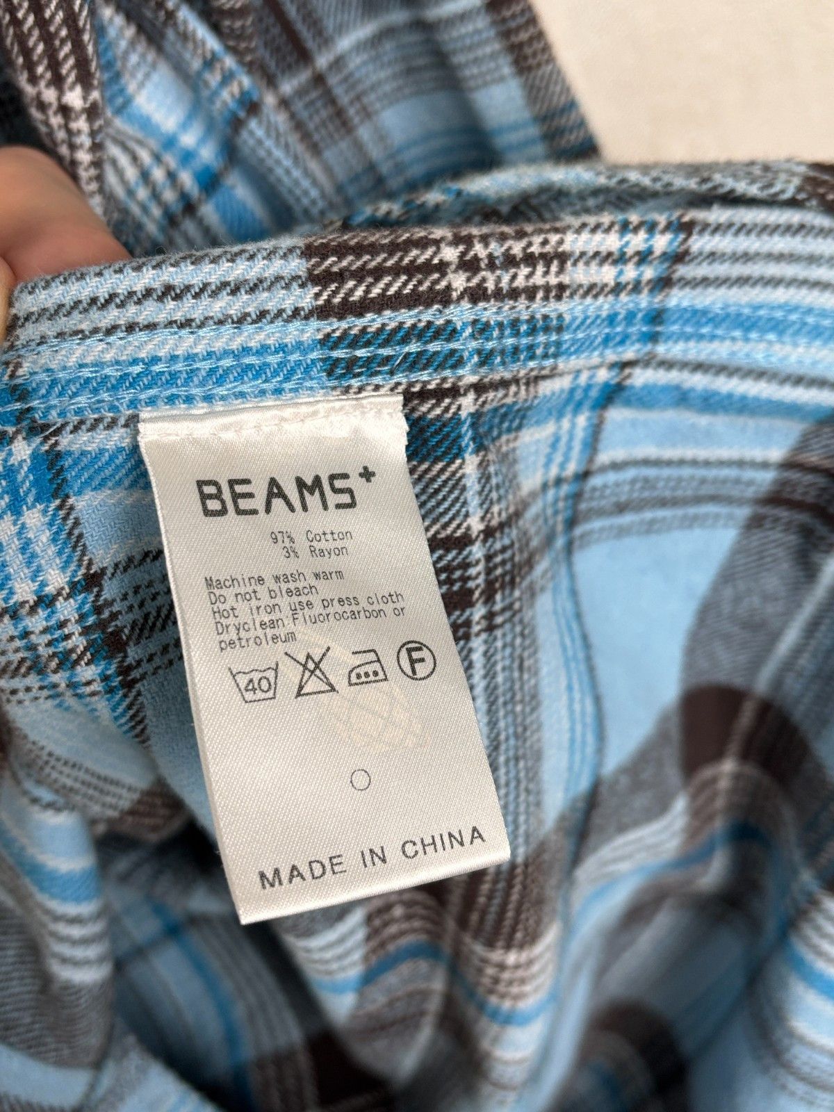 Beams Plus Beams Plus Flannel Shirt Pockets Size fits to M-L Size US M / EU 48-50 / 2 - 9 Thumbnail