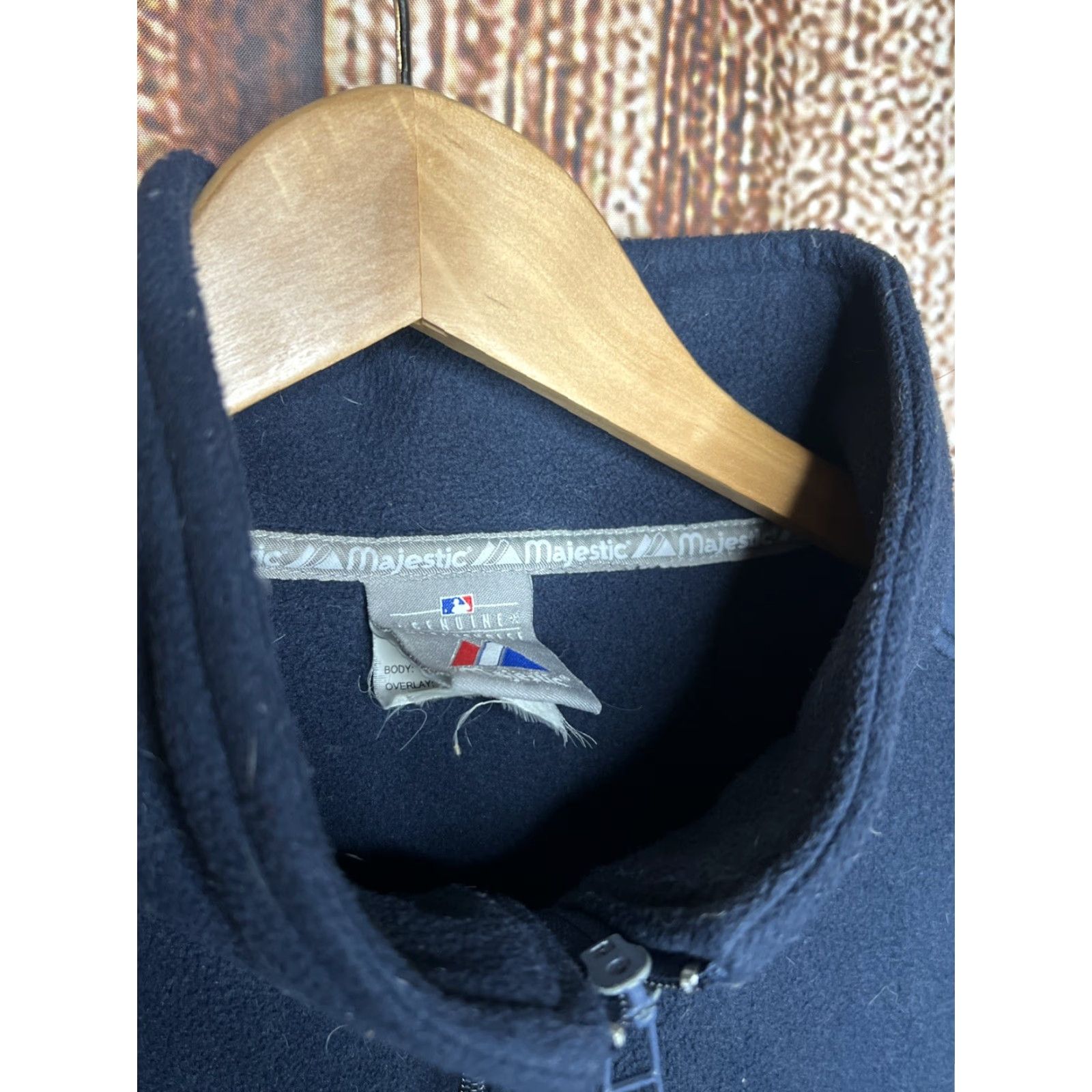 Vintage VINTAGE Majestic NY Yankees Navy Men’s Fleece Quarter Zip Pullover XL Jacket Size US XL / EU 56 / 4 - 2 Thumbnail
