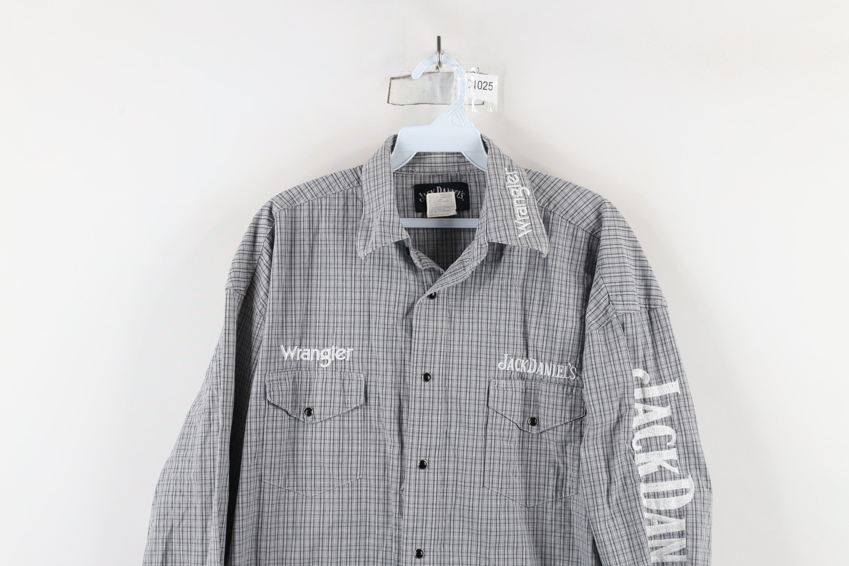 Vintage × Wrangler Vintage Wrangler x Jack Daniels Rodeo Snap Button Shirt Size US L / EU 52-54 / 3 - 2 Thumbnail