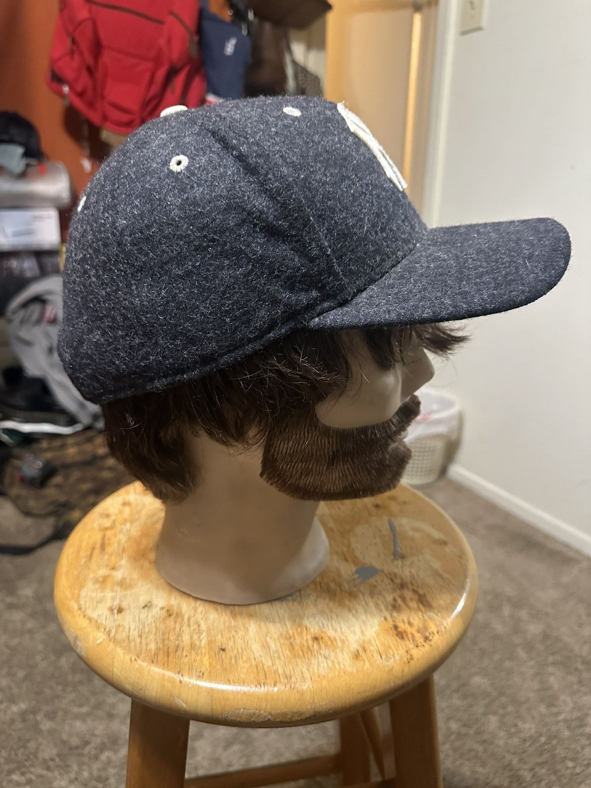 New Era Vintage MLB New Era New York Yankees “black denim” hat 00s Size ONE SIZE - 3 Thumbnail