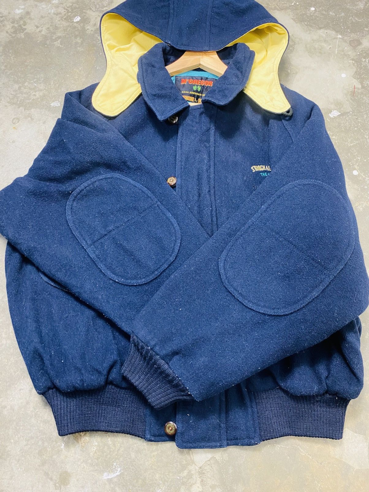 McGregor Vintage McGregor Zipper Hoodie Wool Jacket Size US XL / EU 56 / 4 - 12 Thumbnail