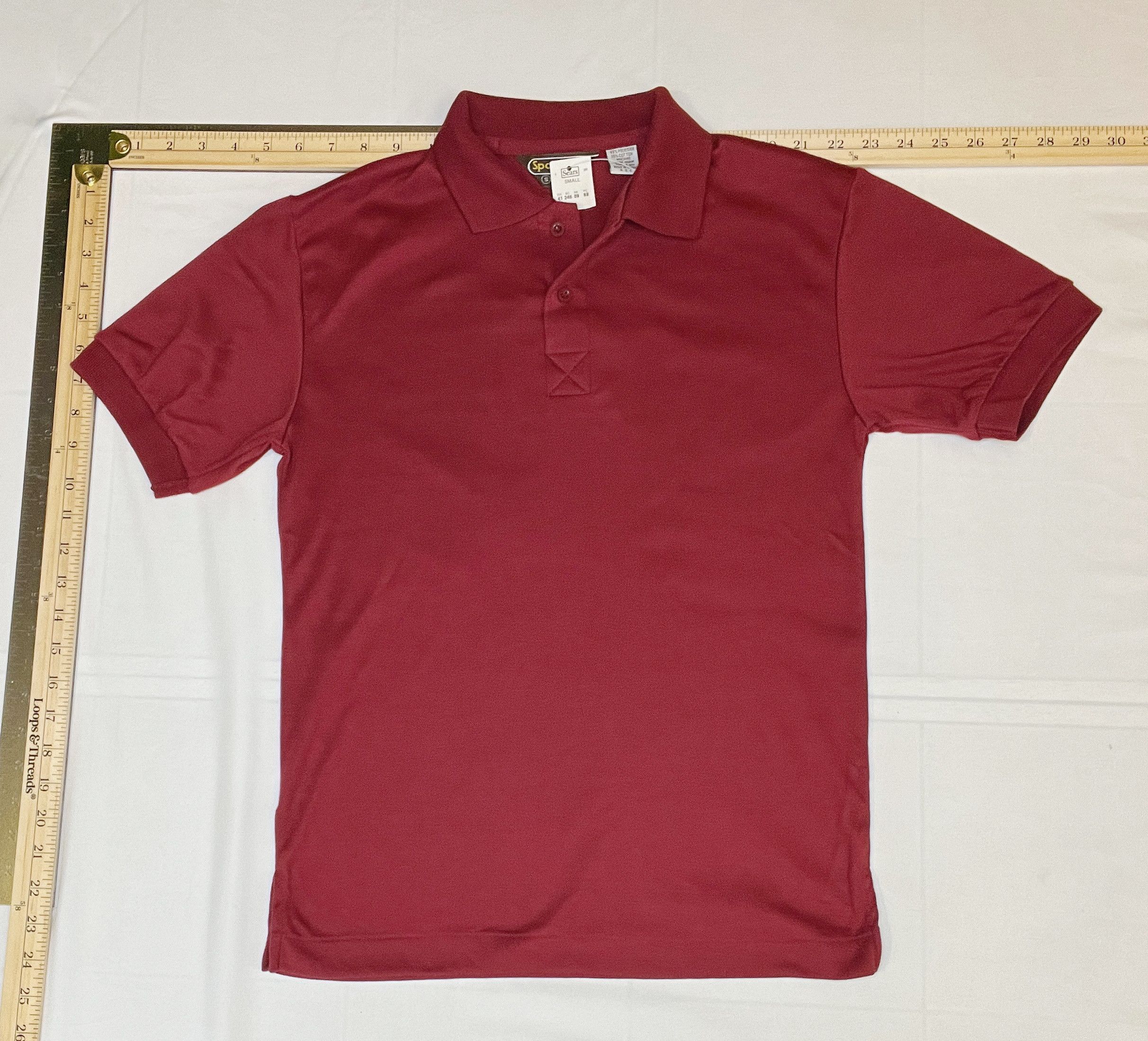 Sears Vintage SEARS Sportsman Polo Shirt Size Small RED Size US S / EU 44-46 / 1 - 1 Thumbnail