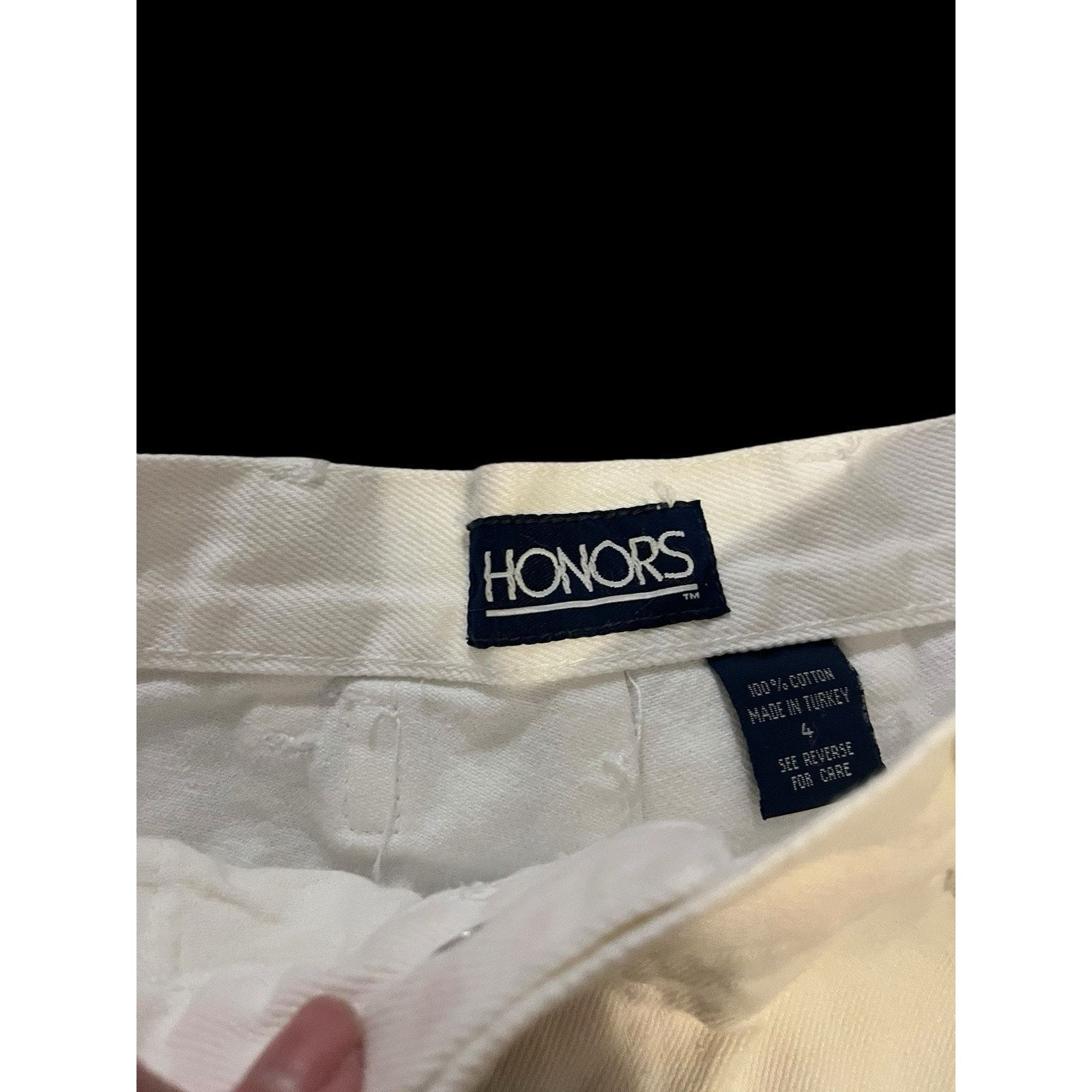 Unknown London Honors white Women Shorts Size 4 NWT Size 27" / US 4 / IT 40 - 3 Thumbnail