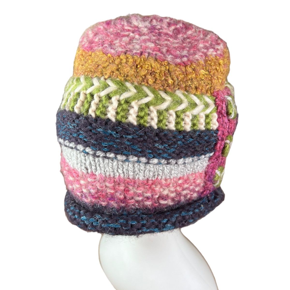 Japanese Brand Y2K Beanie Hat SIZE 56-57.5 CM Size ONE SIZE - 6 Thumbnail