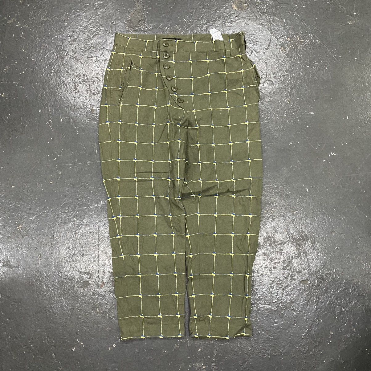 Ne-net Issey Miyake Sashiko Cropped Pants