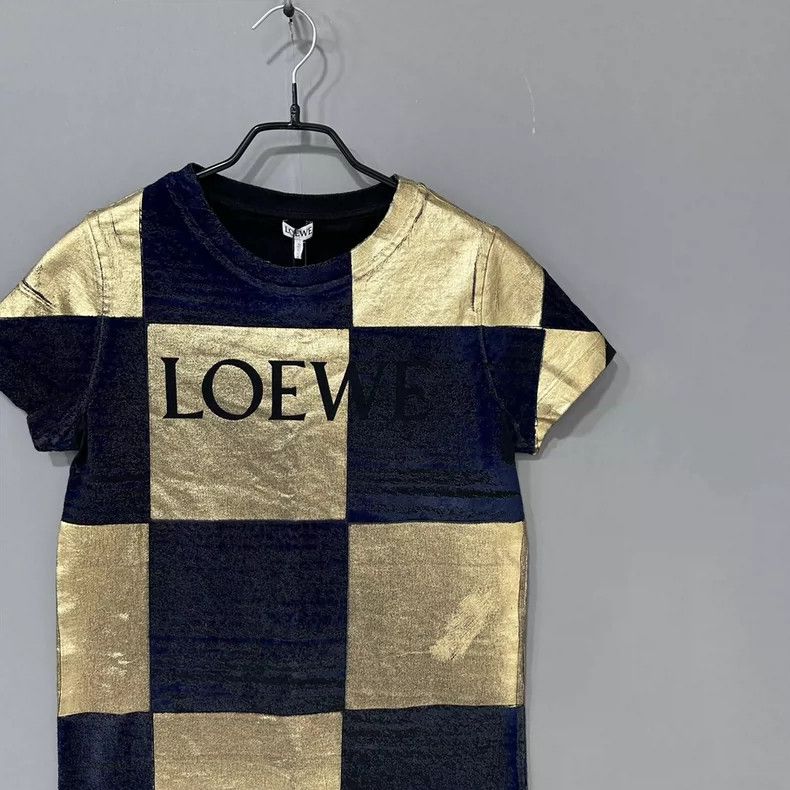 Loewe Loewe Checkerboard letter logo short sleeve Size XS / US 0-2 / IT 36-38 - 1 Thumbnail
