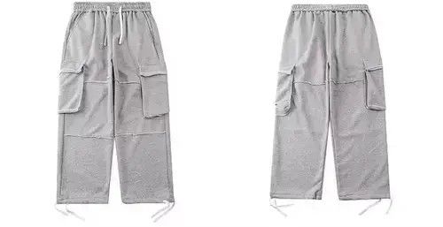 Jean 21SS Indigo Union Japan Grey Multi Pockets Sweatpants Size US 32 / EU 48 - 3 Thumbnail