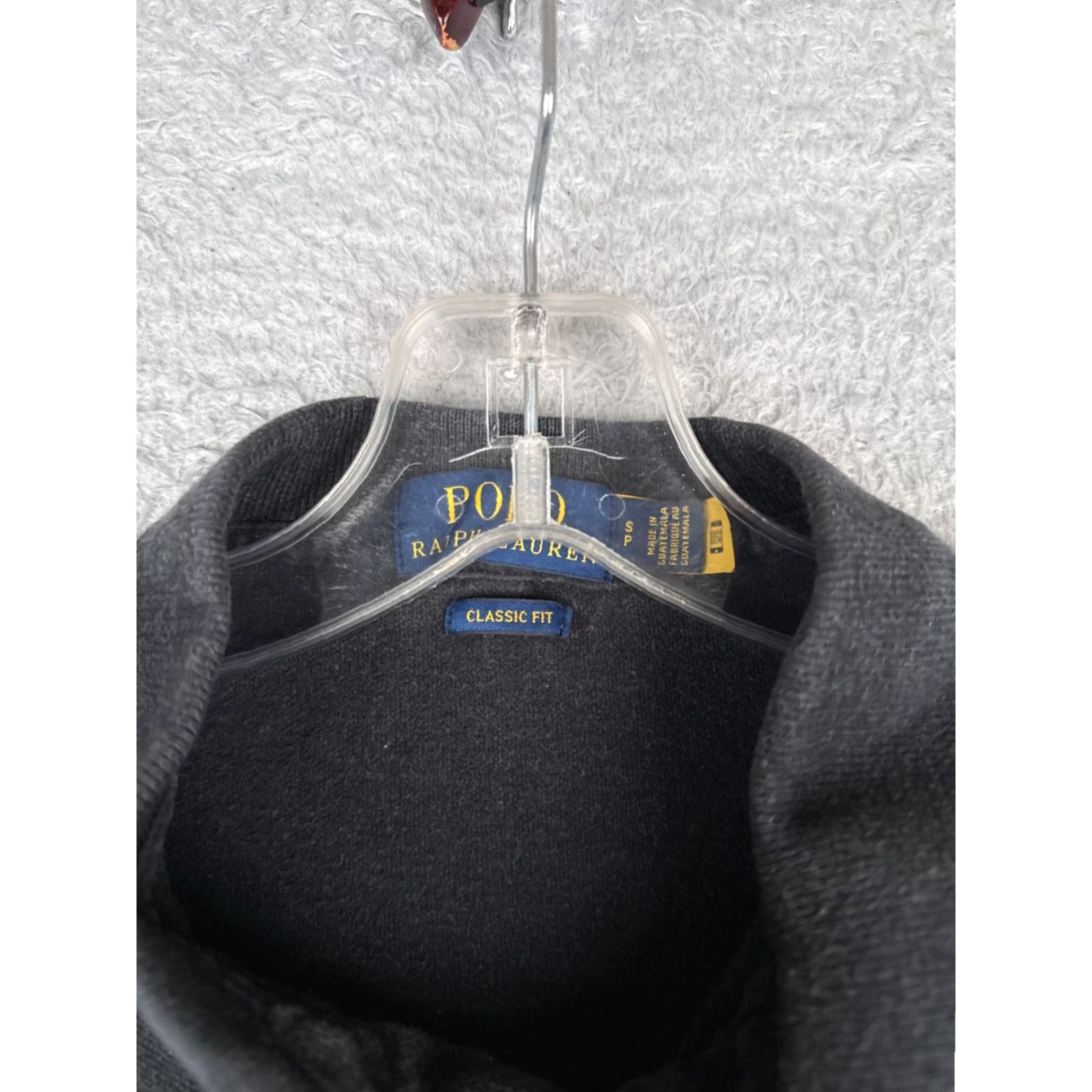 Ralph Lauren Ralph Lauren Polo Shirt Men Small Dark Gray 100% Cotton Classic Fit Polo Shirt Size US S / EU 44-46 / 1 - 7 Thumbnail