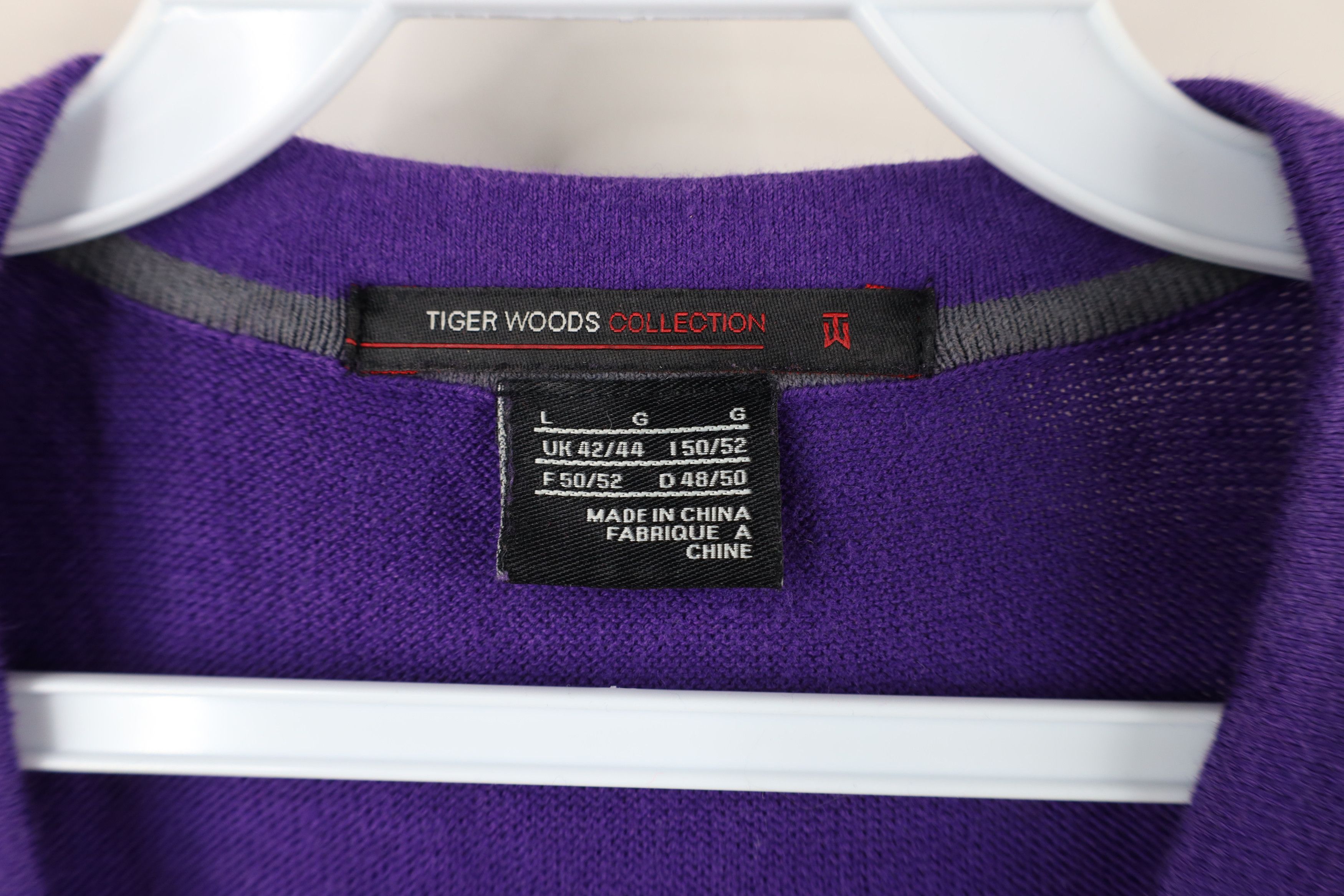 Nike × Vintage Vintage Nike Golf Tiger Woods Diamond Knit Sweater Vest Size US L / EU 52-54 / 3 - 7 Thumbnail