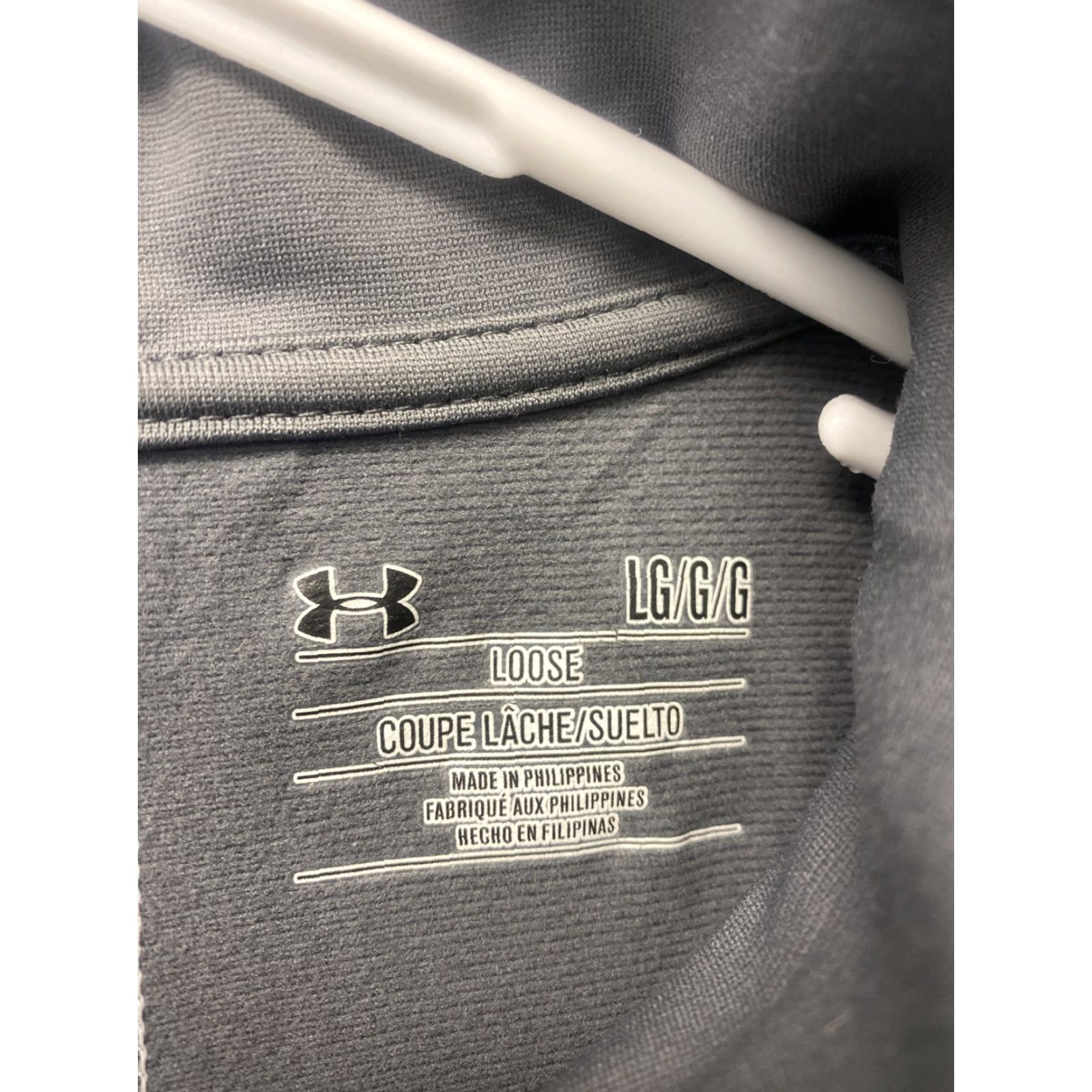 Under Armour Under Armour Shirt Mens Large Gray 1/4 Zip Mock Neck Pullover Activewear 98-30 Size US L / EU 52-54 / 3 - 3 Thumbnail