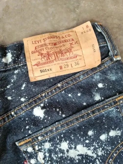 Levi's 90s Vintage Levi's 501 xx Jeans Made In USA 27x29 Size US 27 - 7 Thumbnail