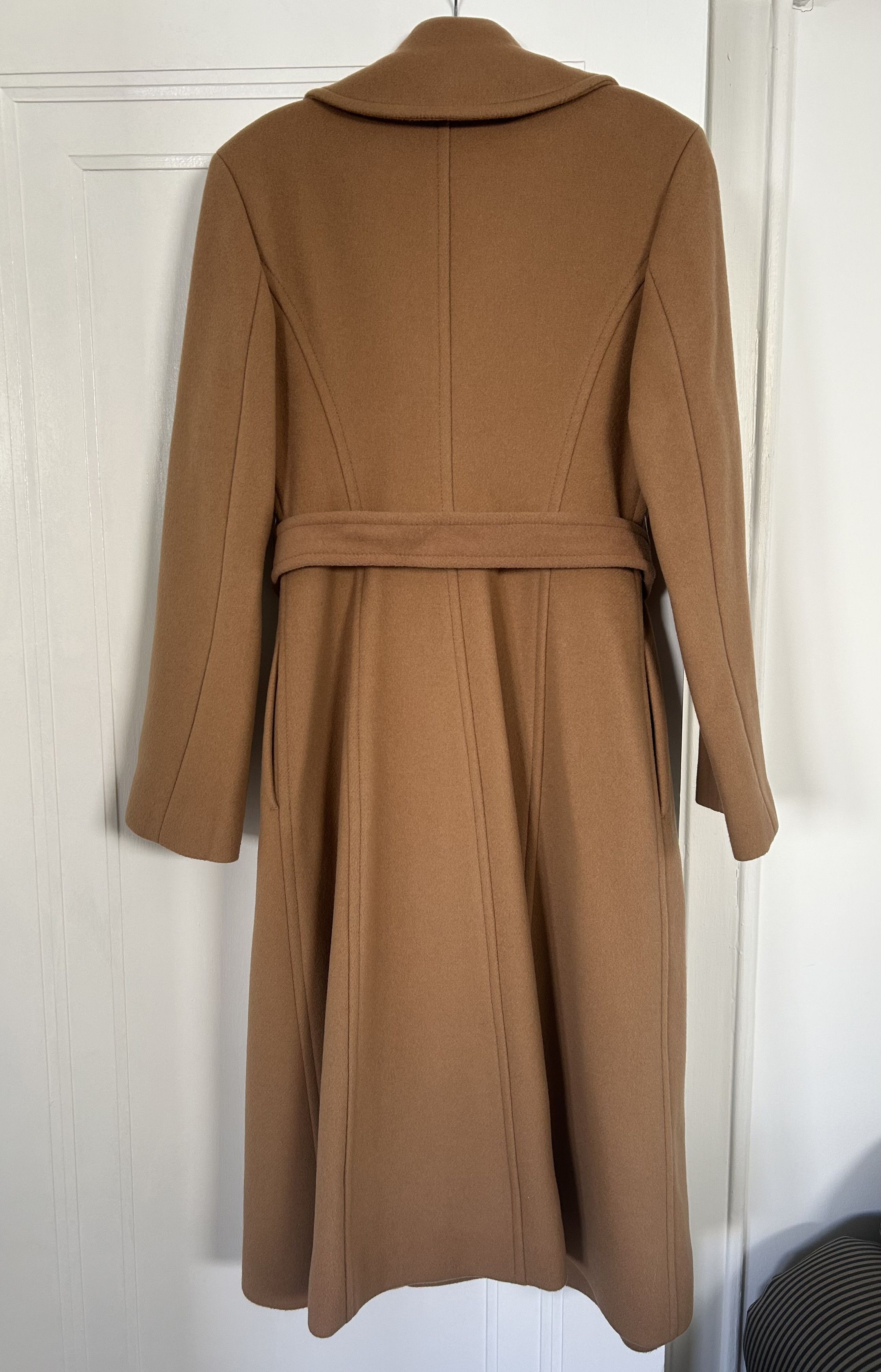 MSGM MSGM Beige/Tan/Camel Coat Wool Blend IT 42 NWT Belt Size M / US 6-8 / IT 42-44 - 2 Thumbnail