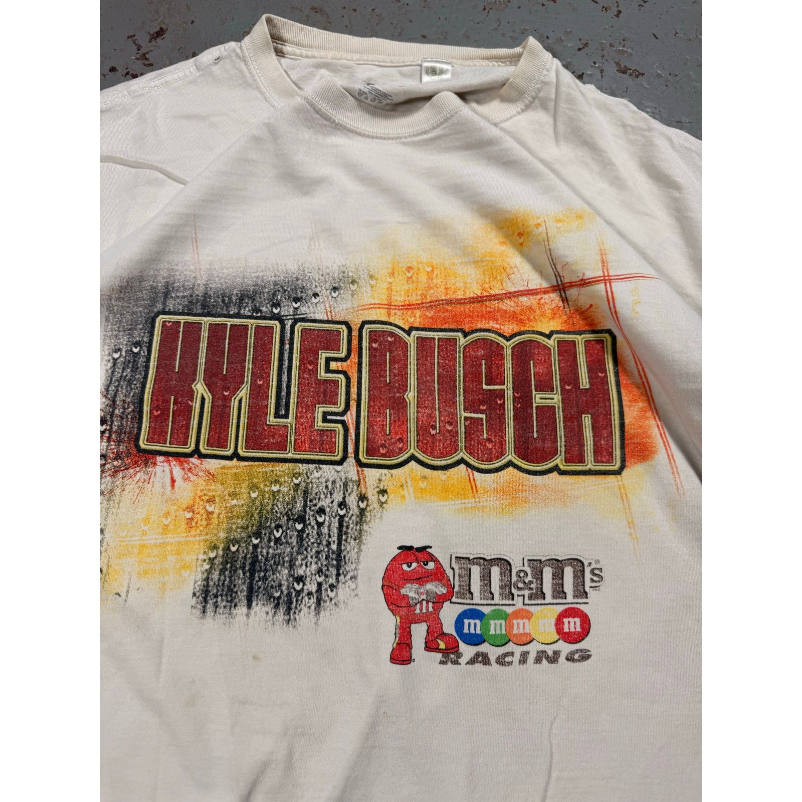 NASCAR Vintage Kyle Busch NASCAR Tee Size US XL / EU 56 / 4 - 3 Thumbnail