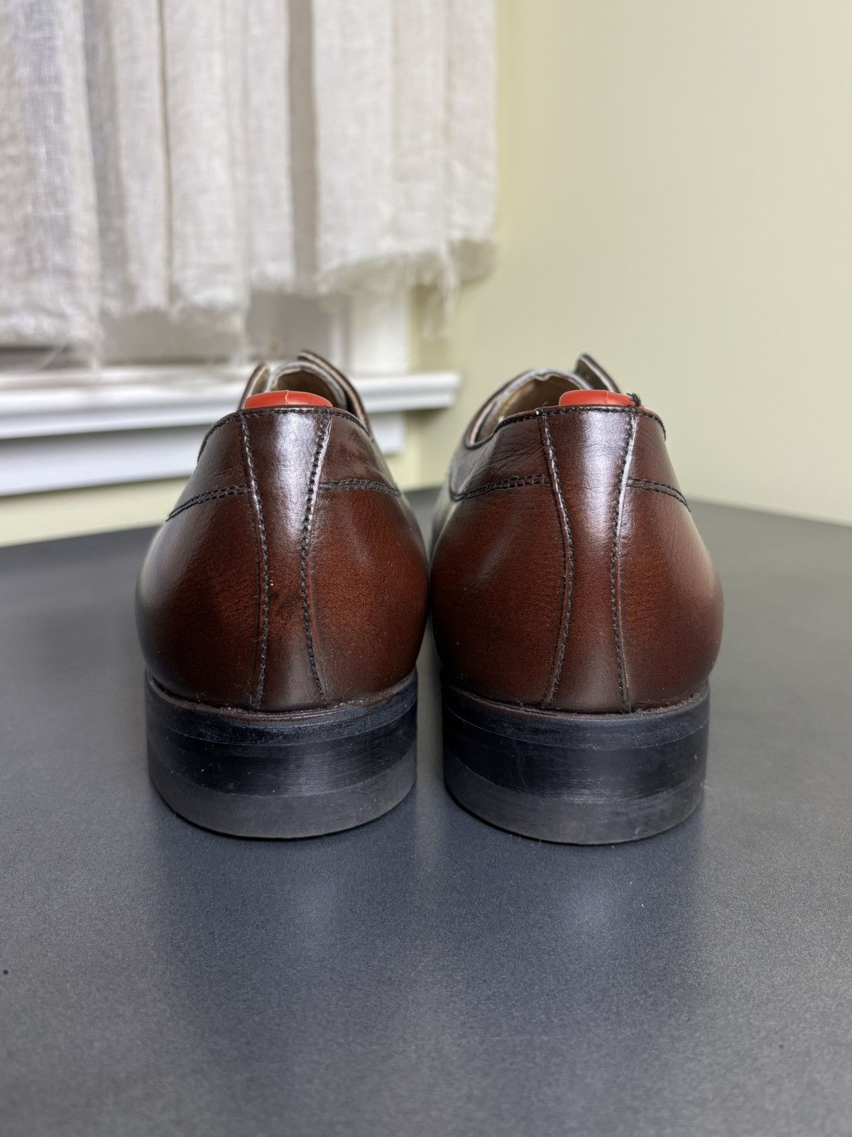 Eaton × Leather × Vintage 1960s Vintage Loafers 1970s Leather Moc Toe Size US 9 / EU 42 - 10 Thumbnail