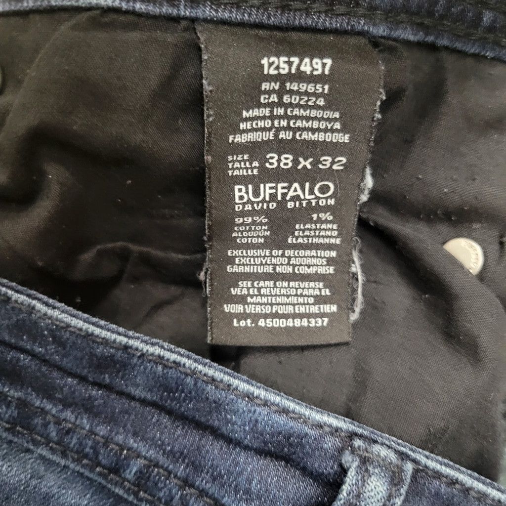 Buffalo David Bitton Buffalo David Bitton Jackson Blue Straight Stretch Extensibl Size US 38 / EU 54 - 10 Thumbnail