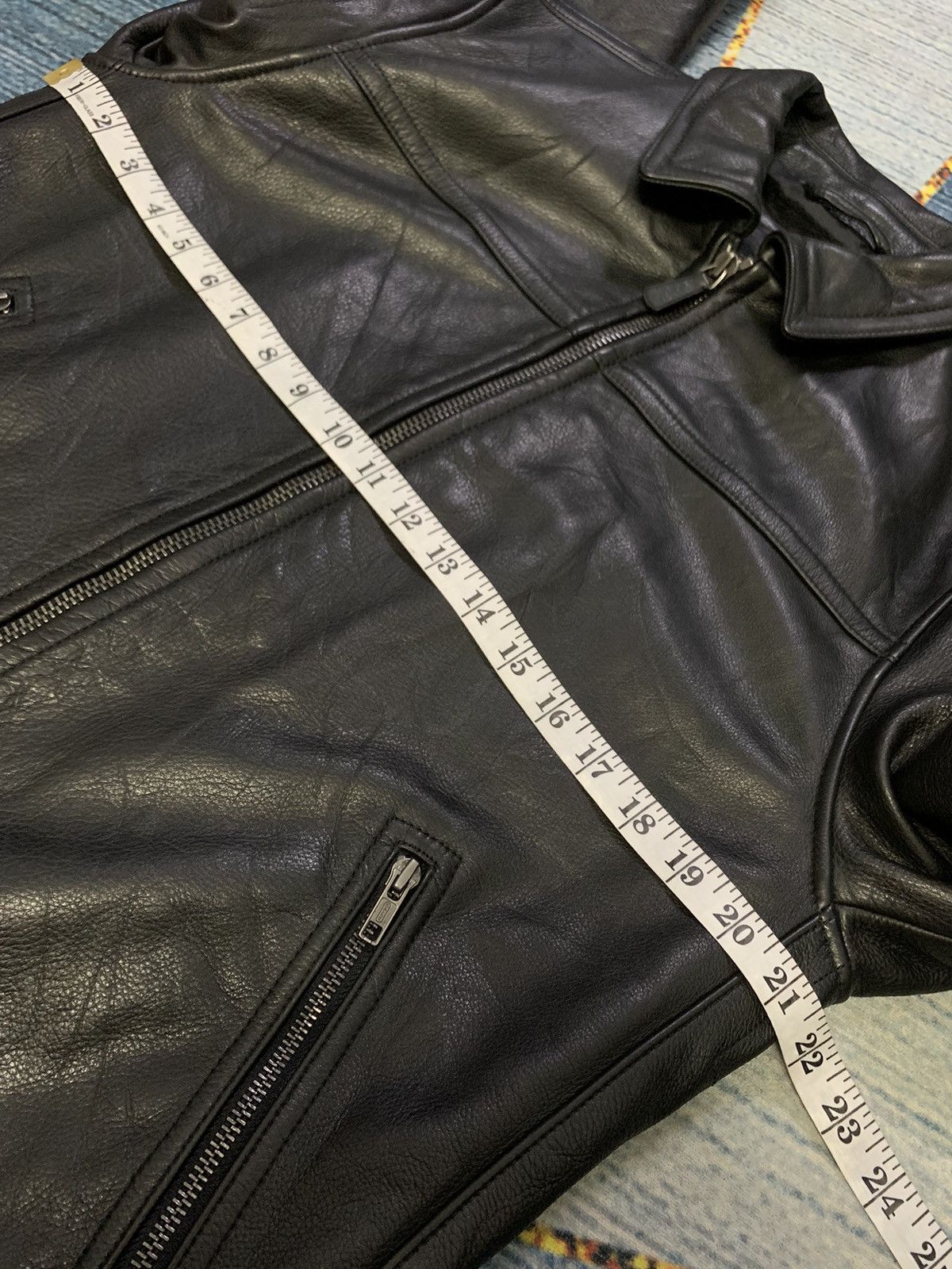 Coach COACH Zipper Leather Jacket Size US M / EU 48-50 / 2 - 20 Thumbnail